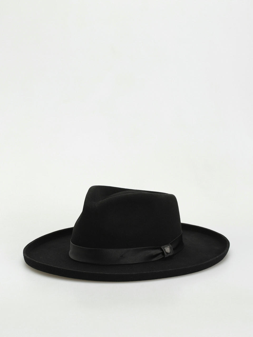 Шапка с периферия Brixton Victoria Felt Fedora Wmn (black/black satin)