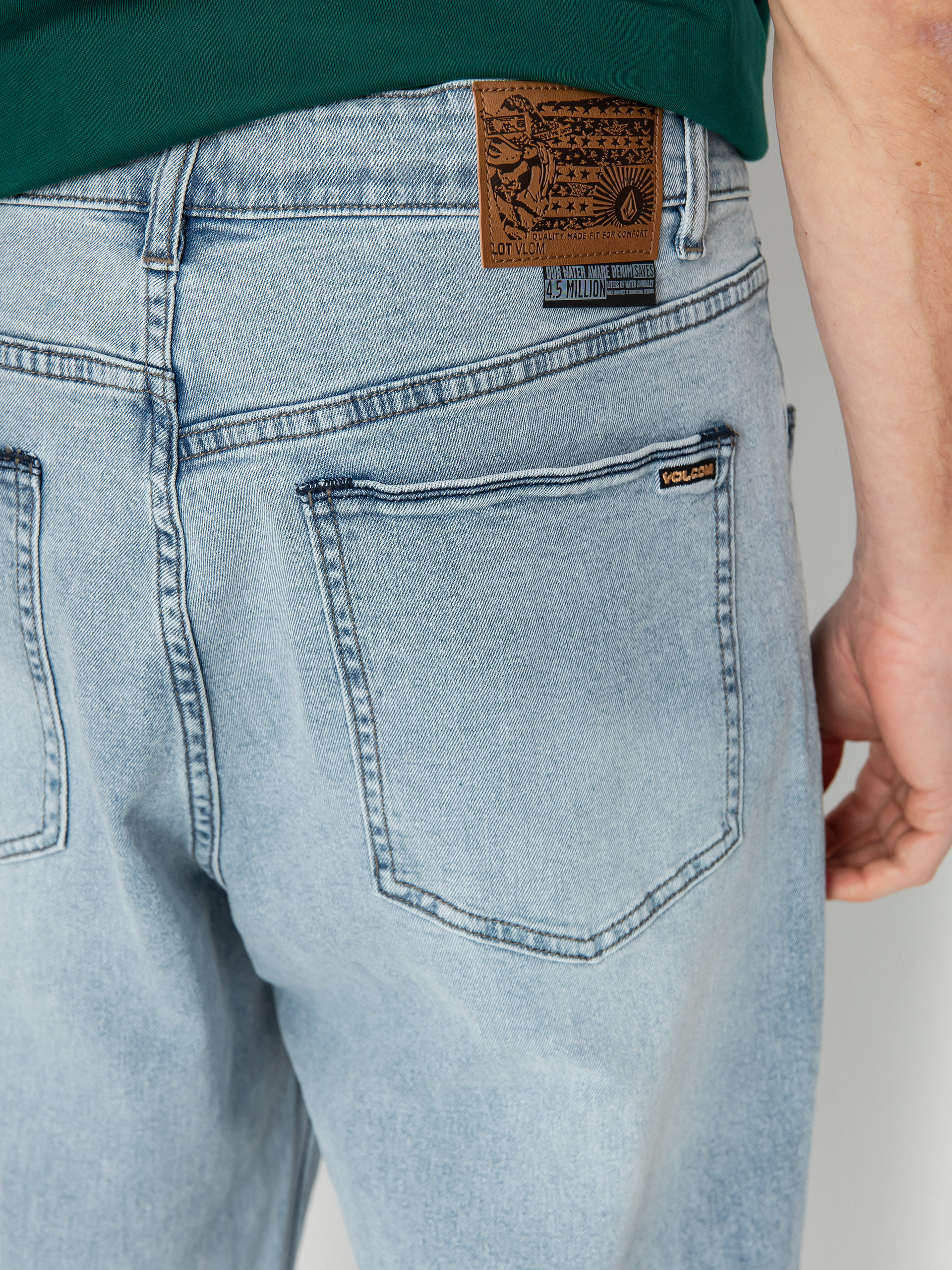 Панталони Volcom Billow Denim (desert dirt indigo)