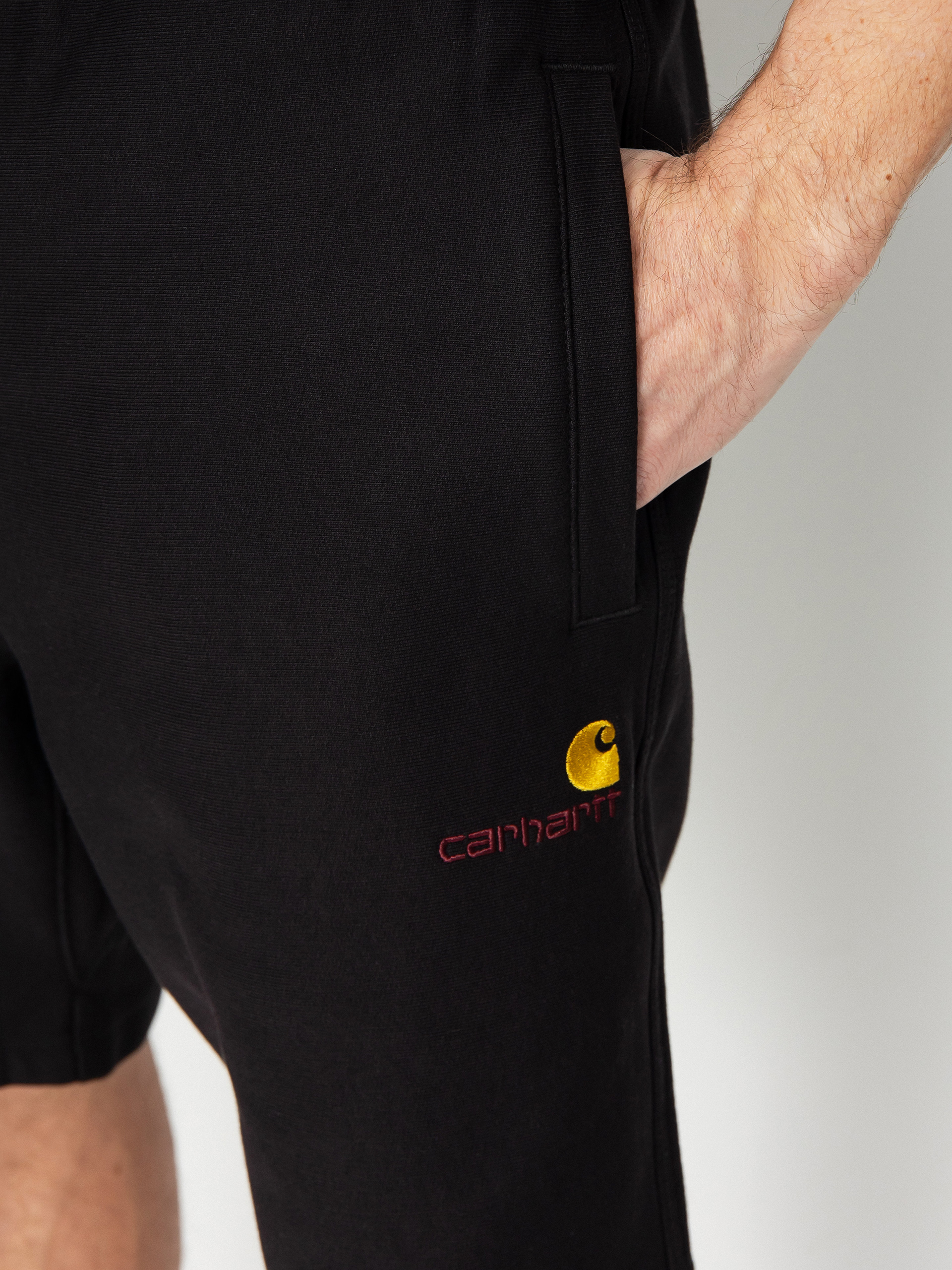 Къси панталони Carhartt WIP American Script (black)