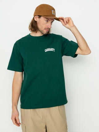 Тениска Carhartt WIP University Script (chervil/white)