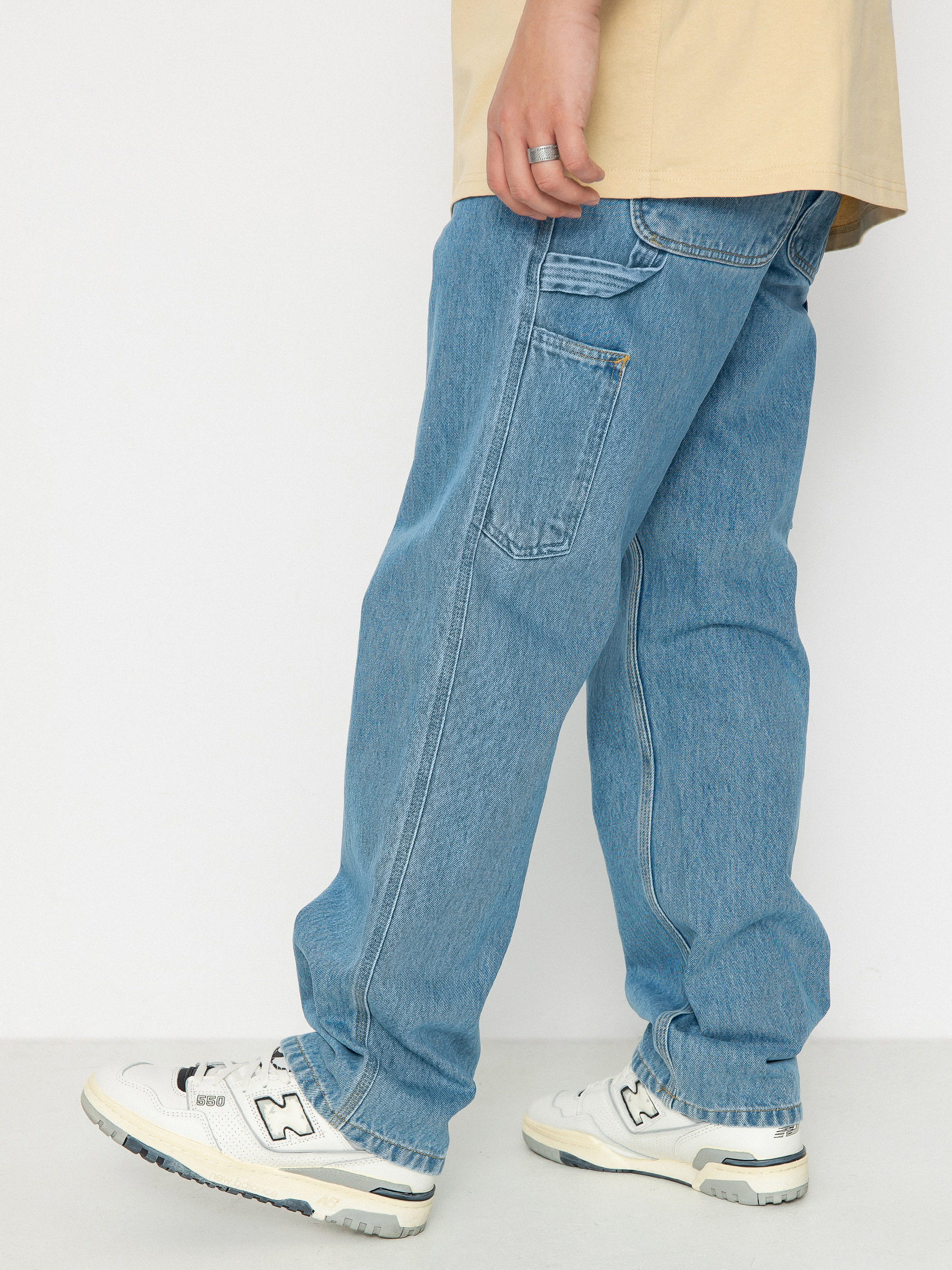 Панталони Carhartt WIP Single Knee (blue)