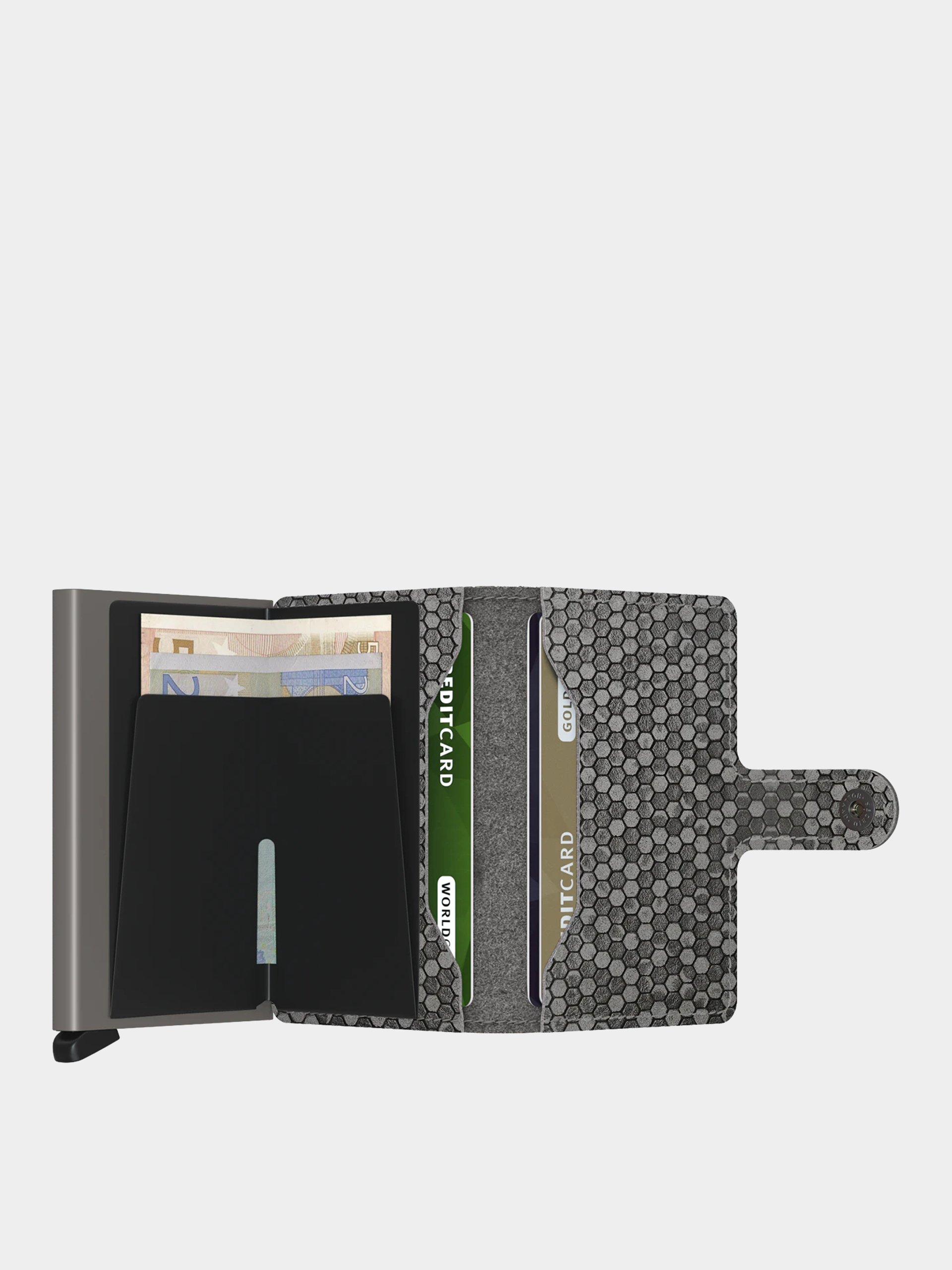Портмоне Secrid Miniwallet (hexagon grey)