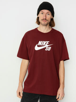 Тениска Nike SB Logo HBR (dark team red)
