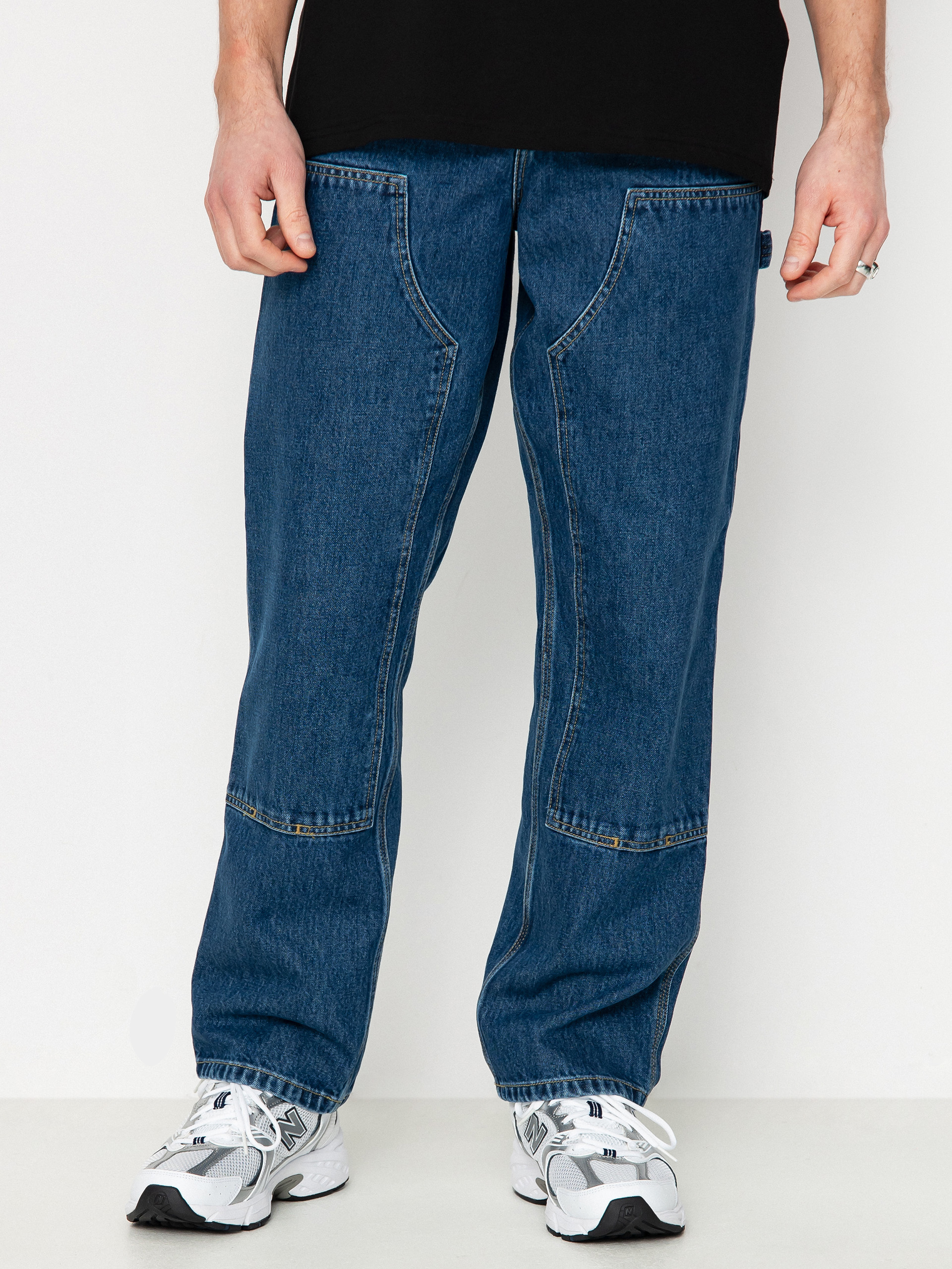 Панталони Carhartt WIP Double Knee (blue)