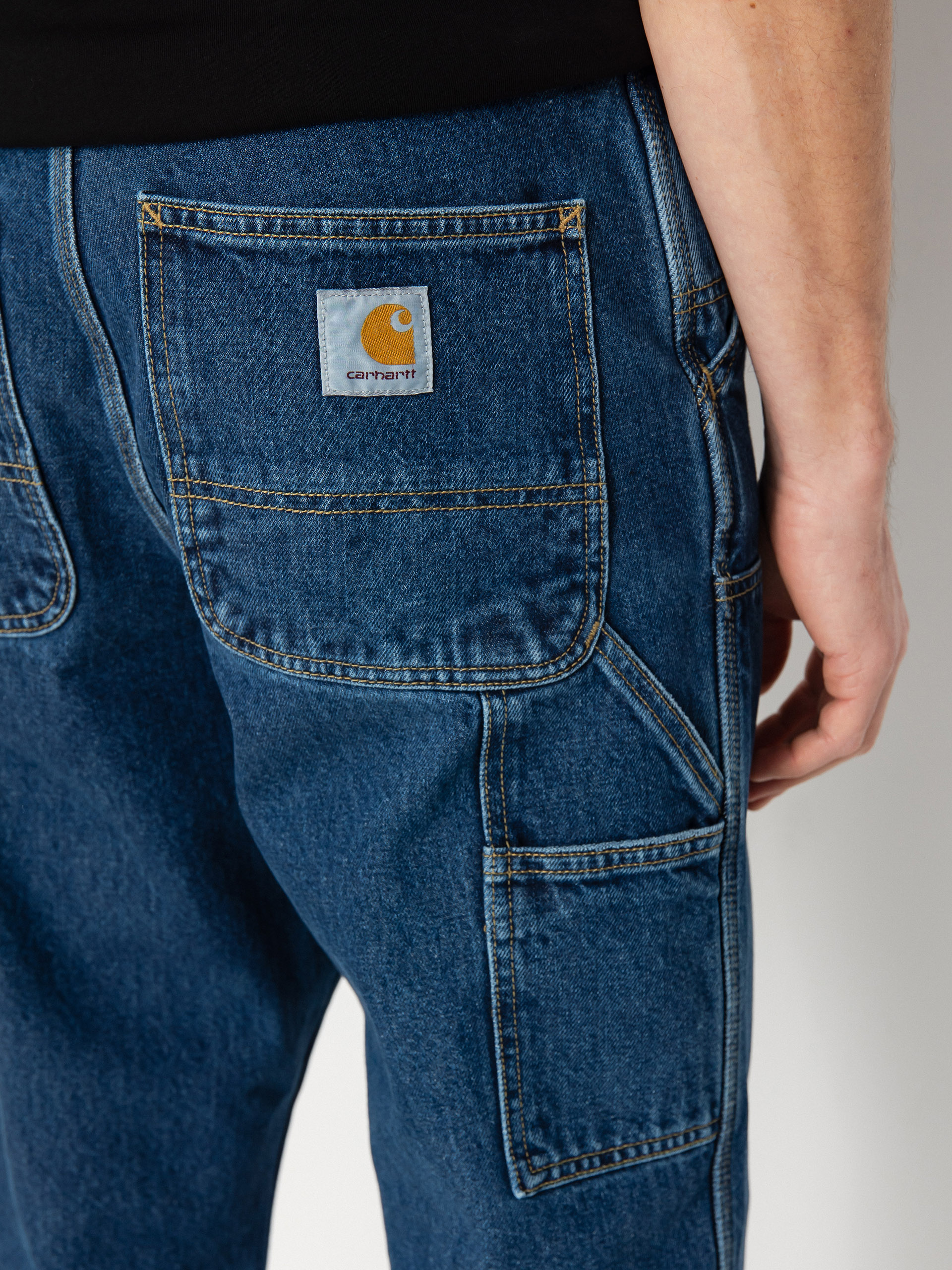Панталони Carhartt WIP Double Knee (blue)