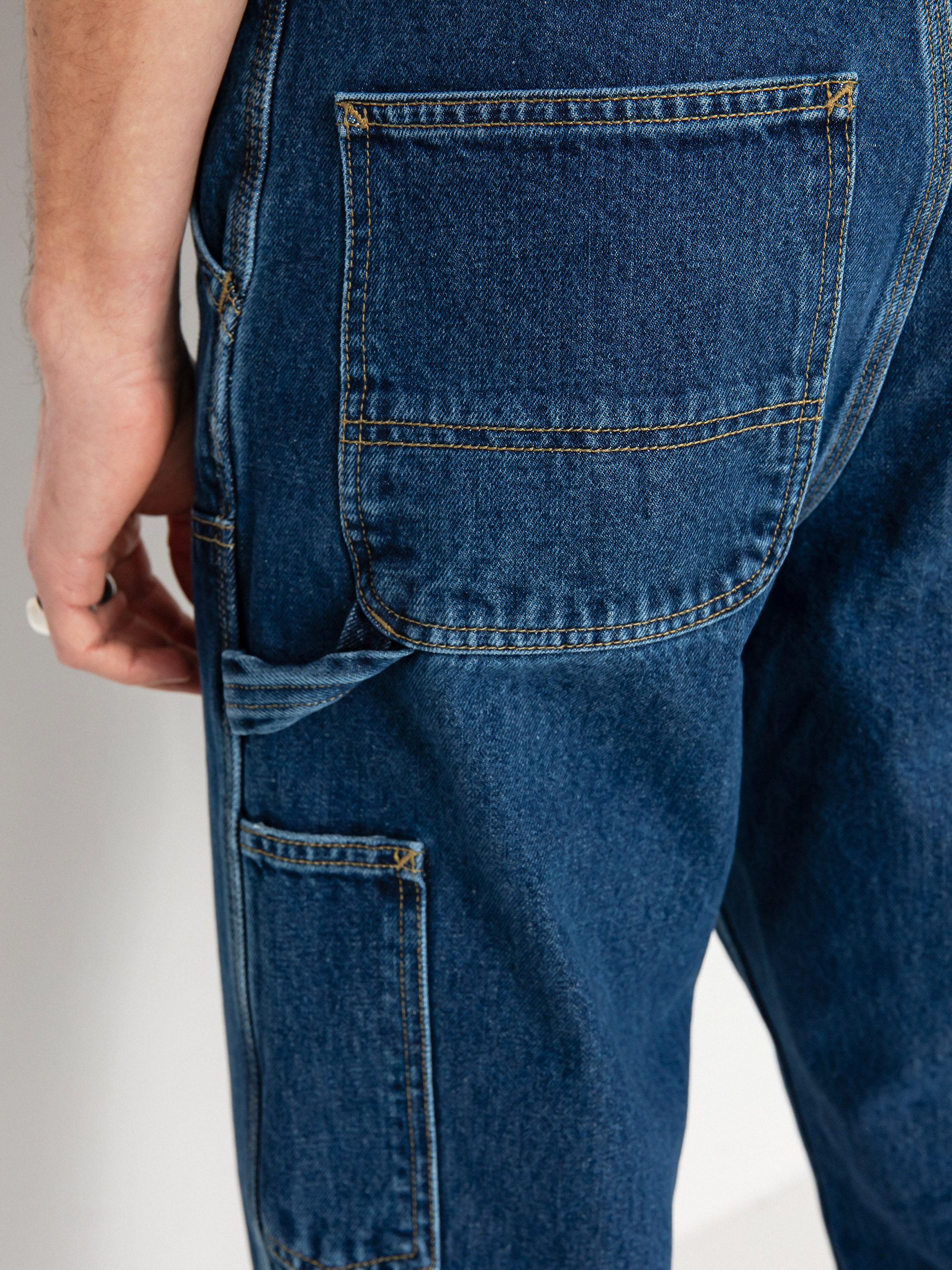 Панталони Carhartt WIP Double Knee (blue)