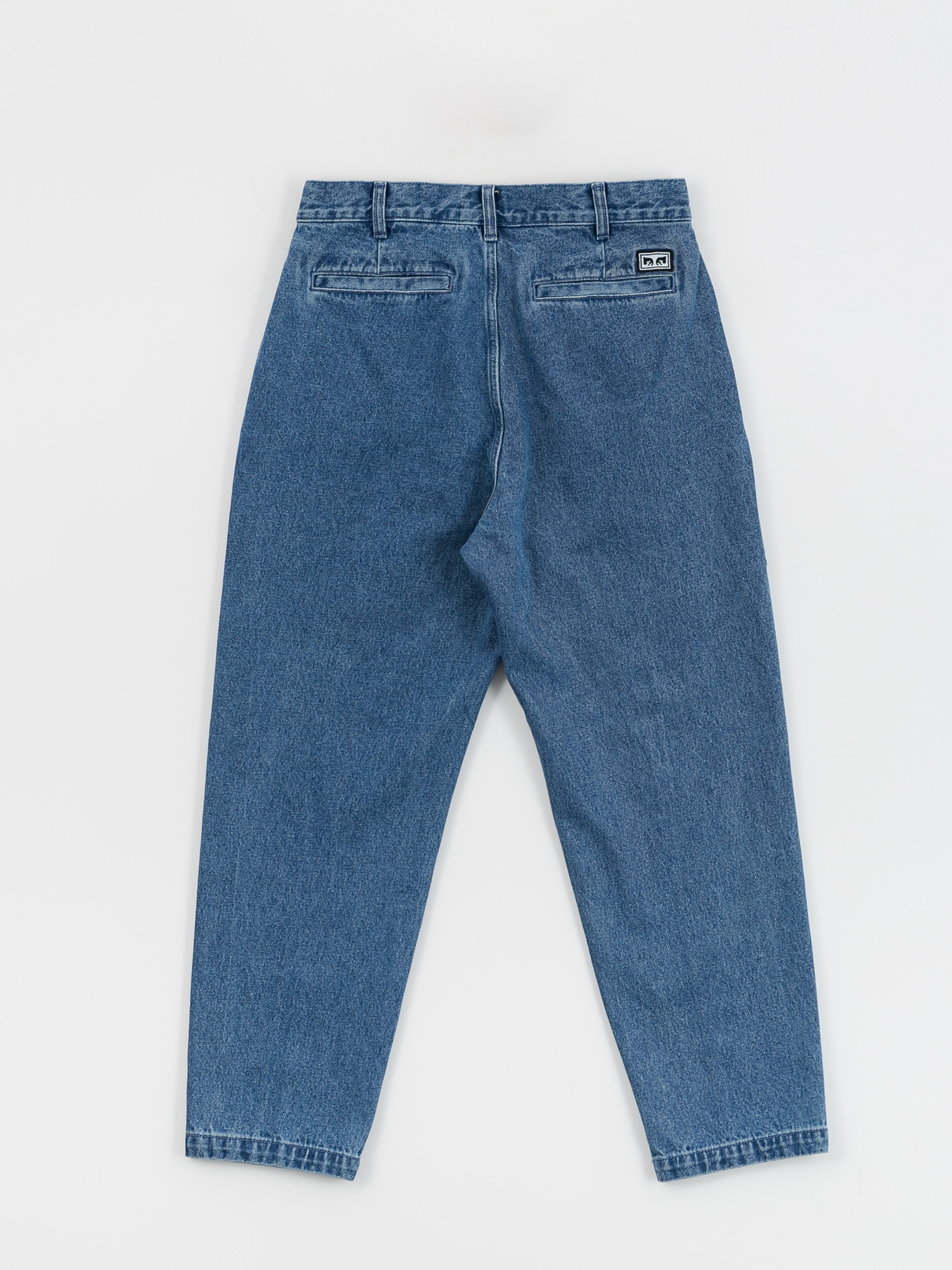 Панталони OBEY Fubar Pleated Denim (light indigo)