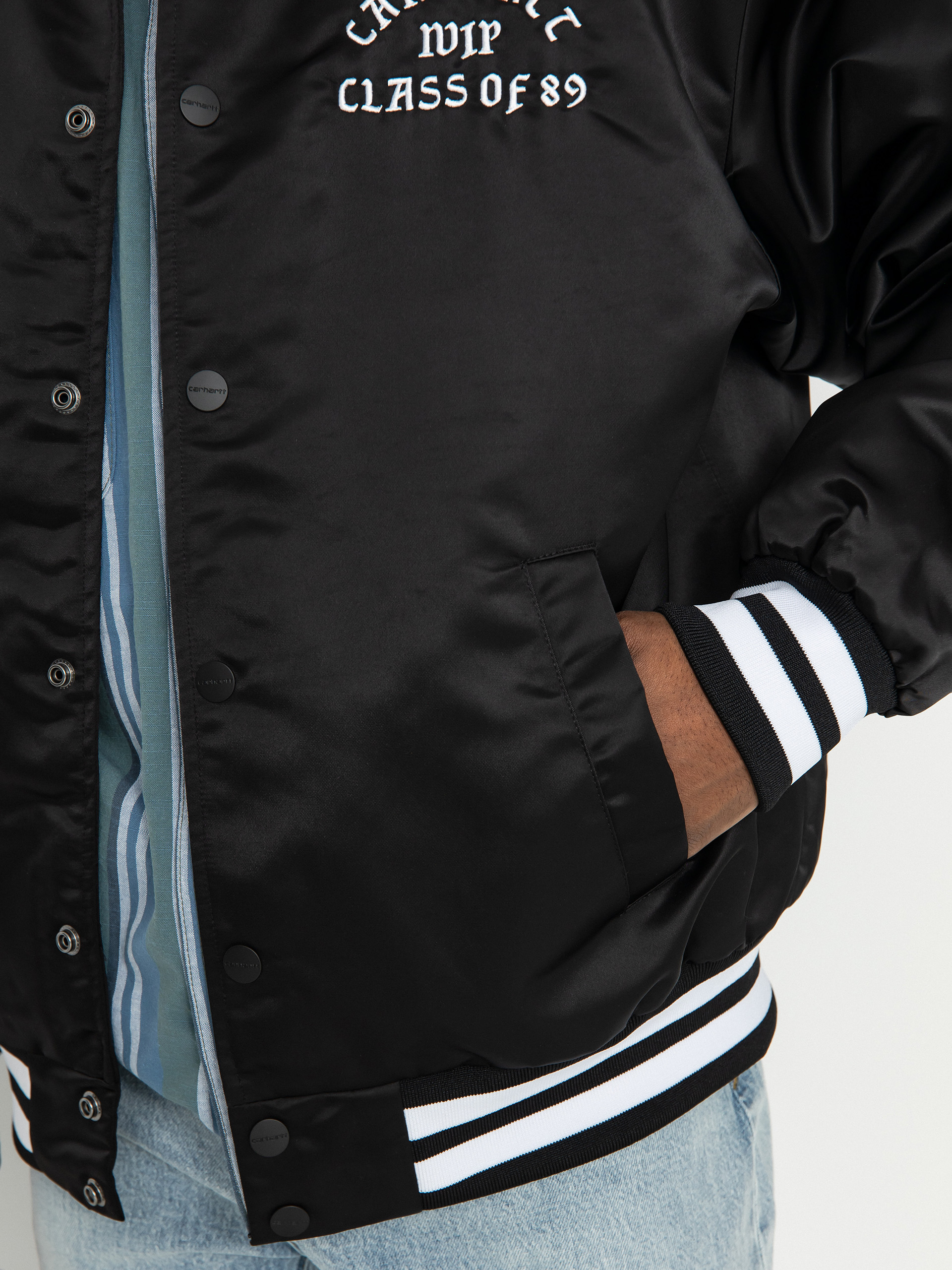 Яке Carhartt WIP Class of 89 Bomber (black/white)