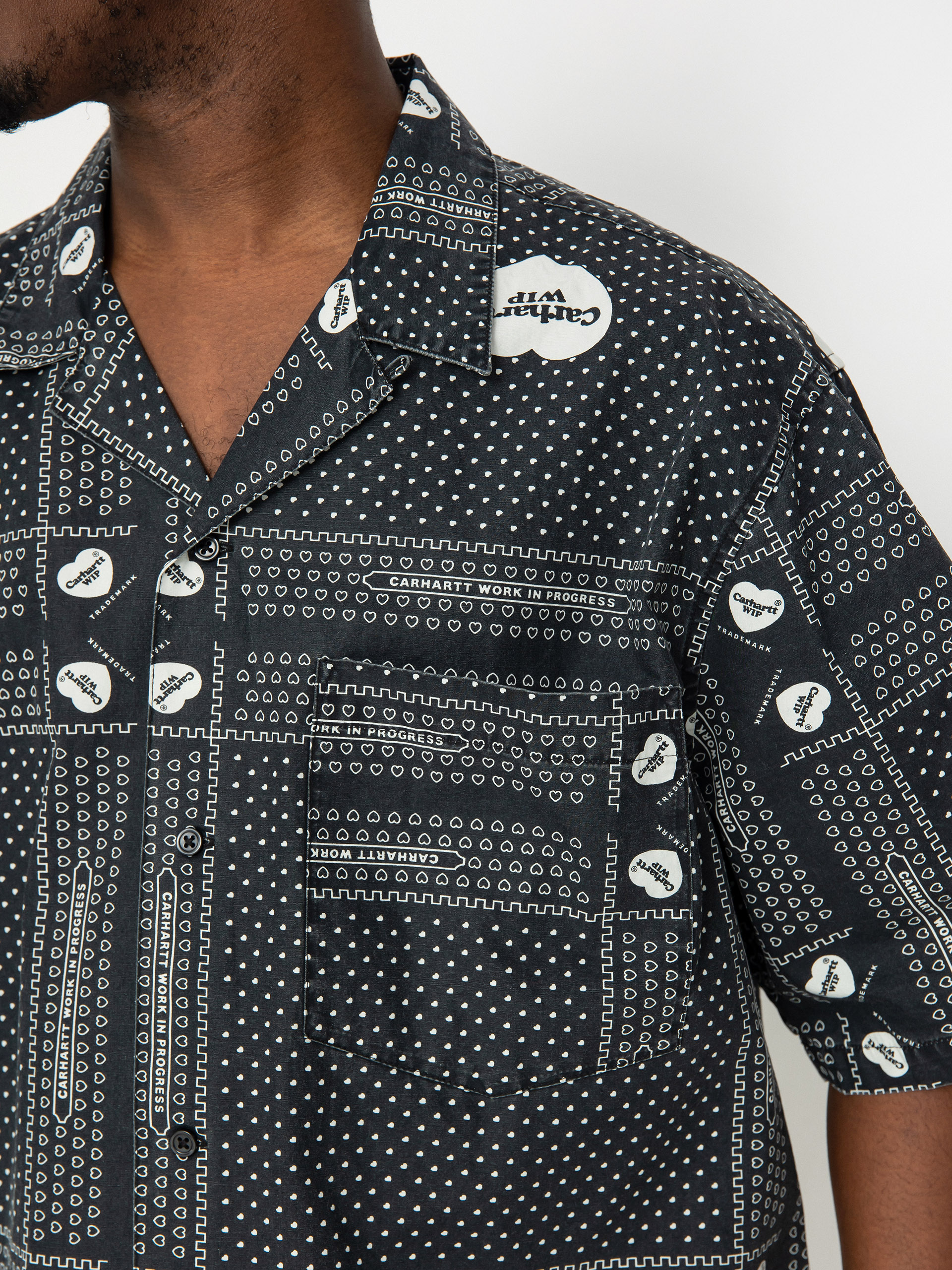 Риза Carhartt WIP Heart Bandana (heart bandana print/black)