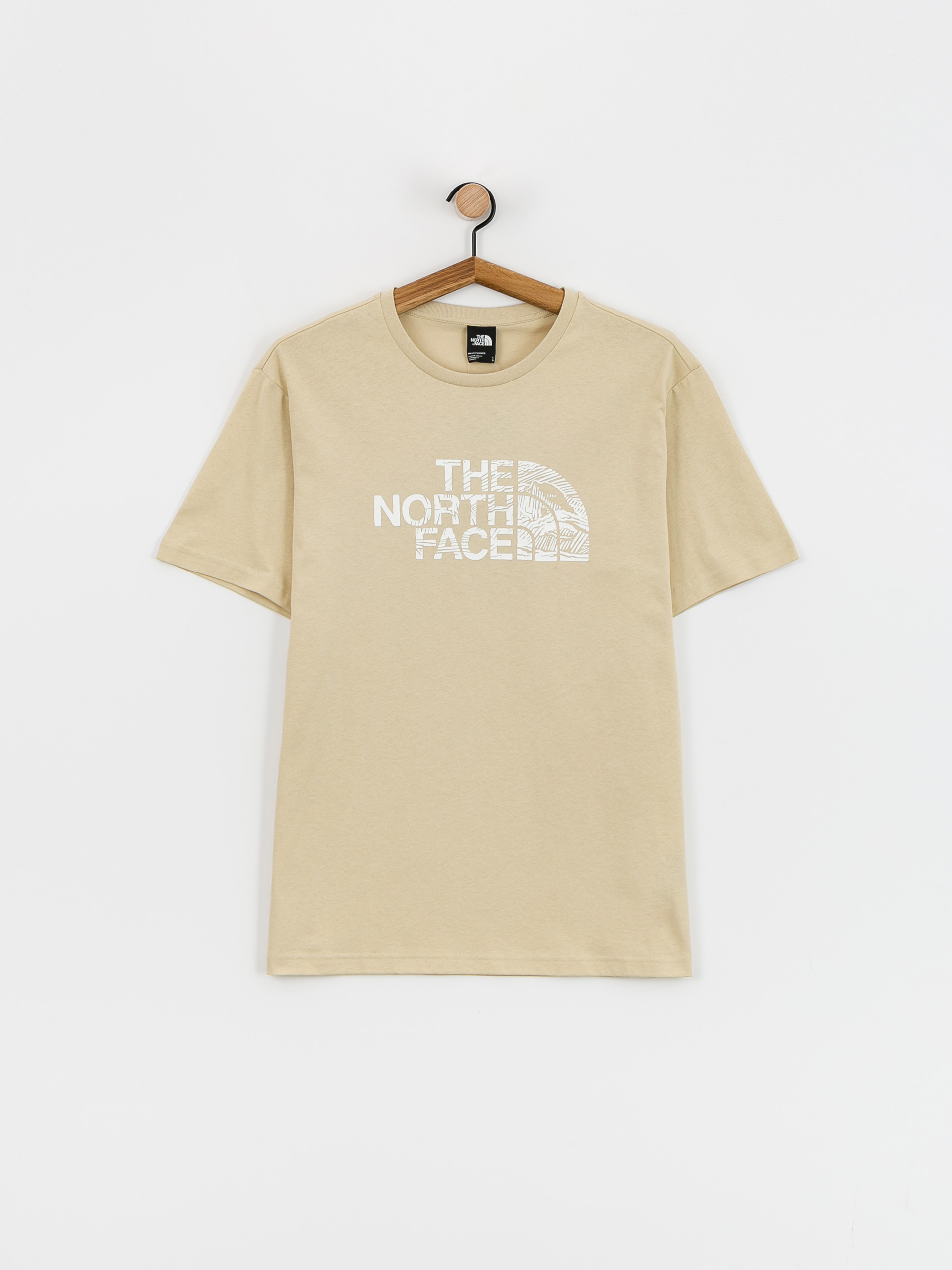 Тениска The North Face Woodcut Dome (gravel)