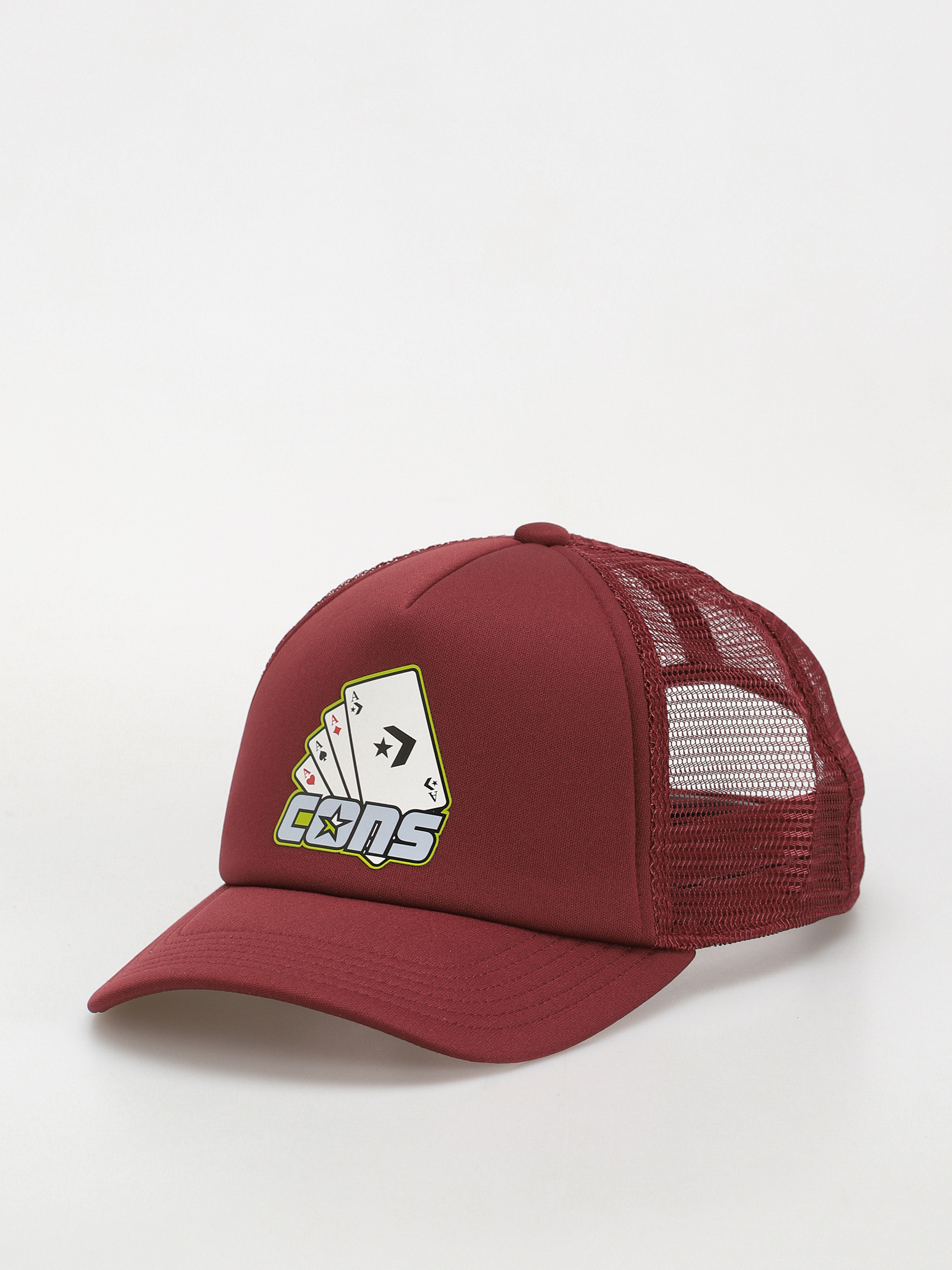 Шапка с козирка Converse Cons Trucker (maroon)