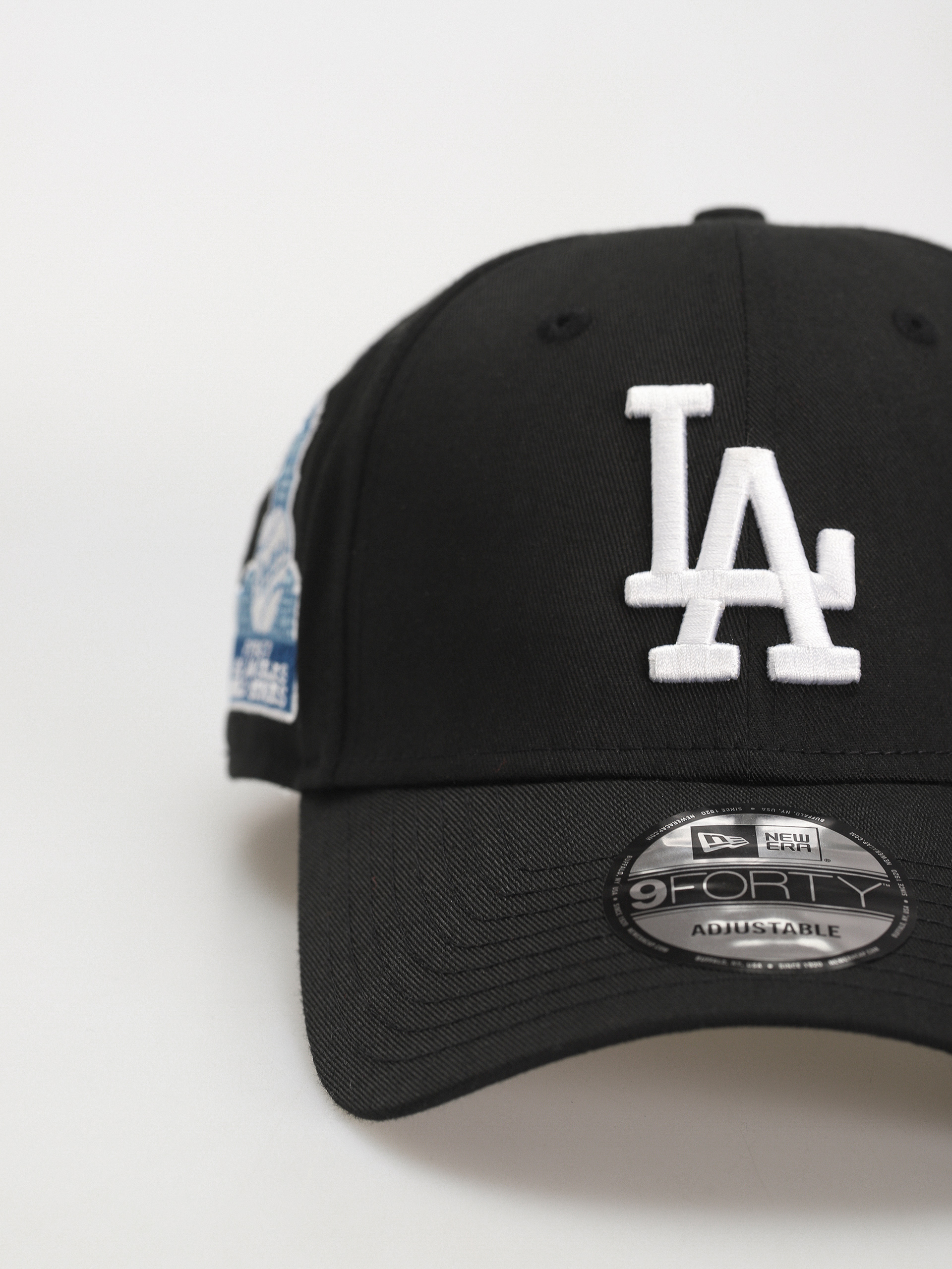 Шапка с козирка New Era Patch 9Forty Los Angeles Dodgers (black)