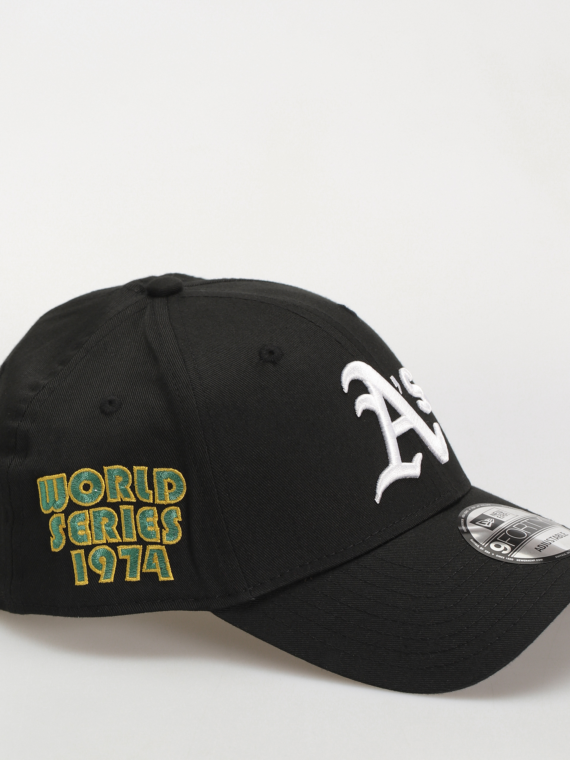 Шапка с козирка New Era Patch 9Forty Okland Atheltics (black)
