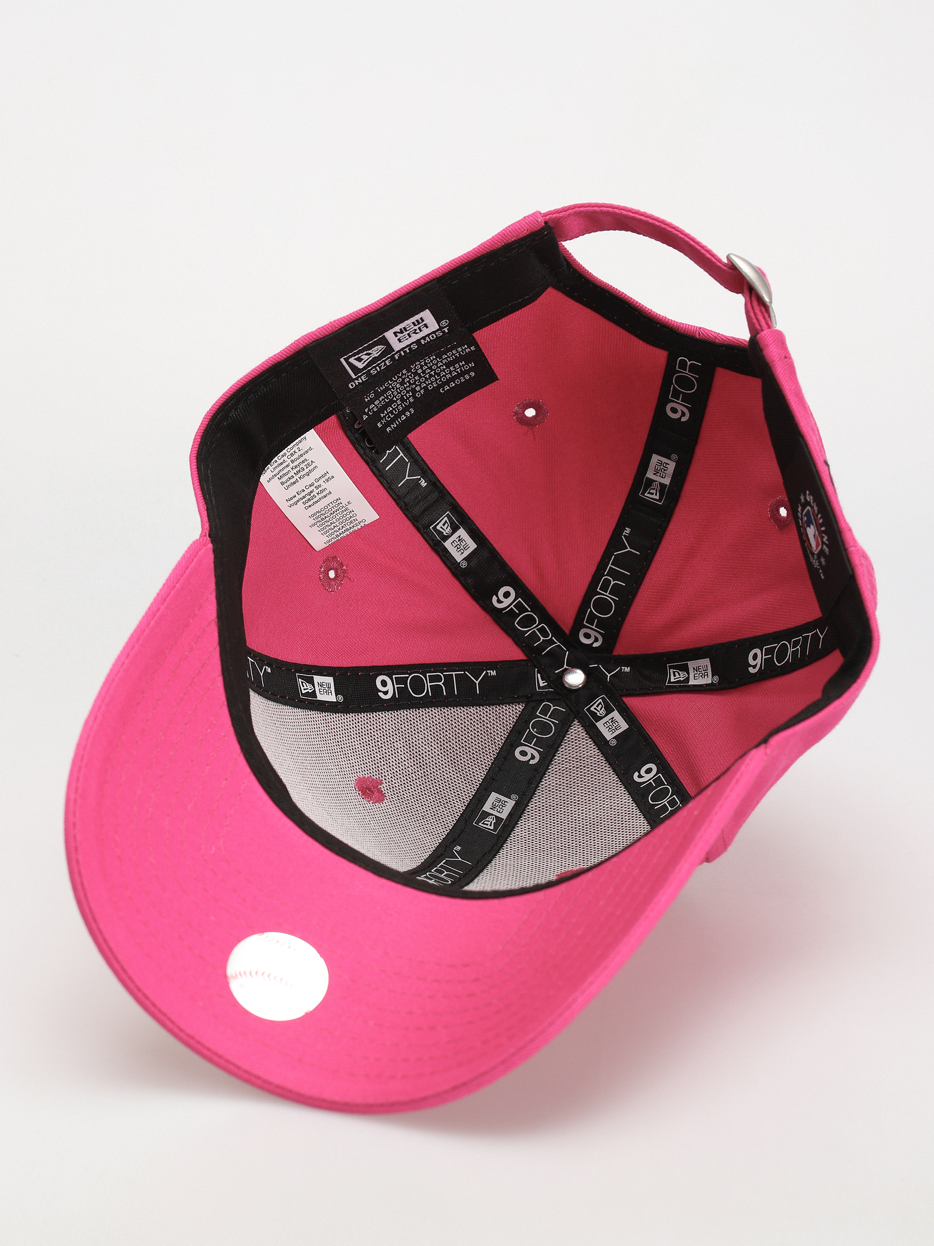 Шапка с козирка New Era League Essential 9Forty New York Yankees Wmn (pink/white)