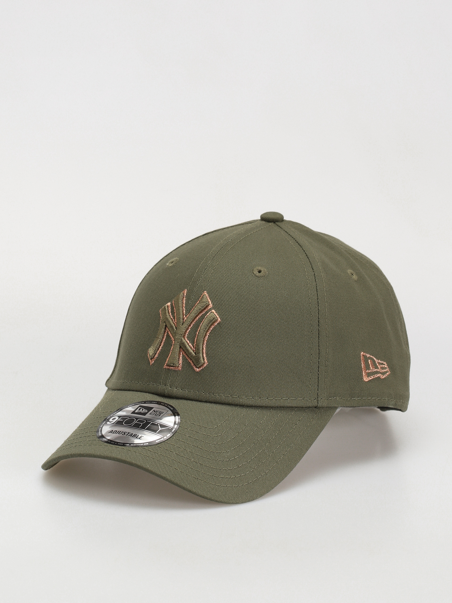 Шапка с козирка New Era Metallic Outline 9Forty New York Yankees (khaki)