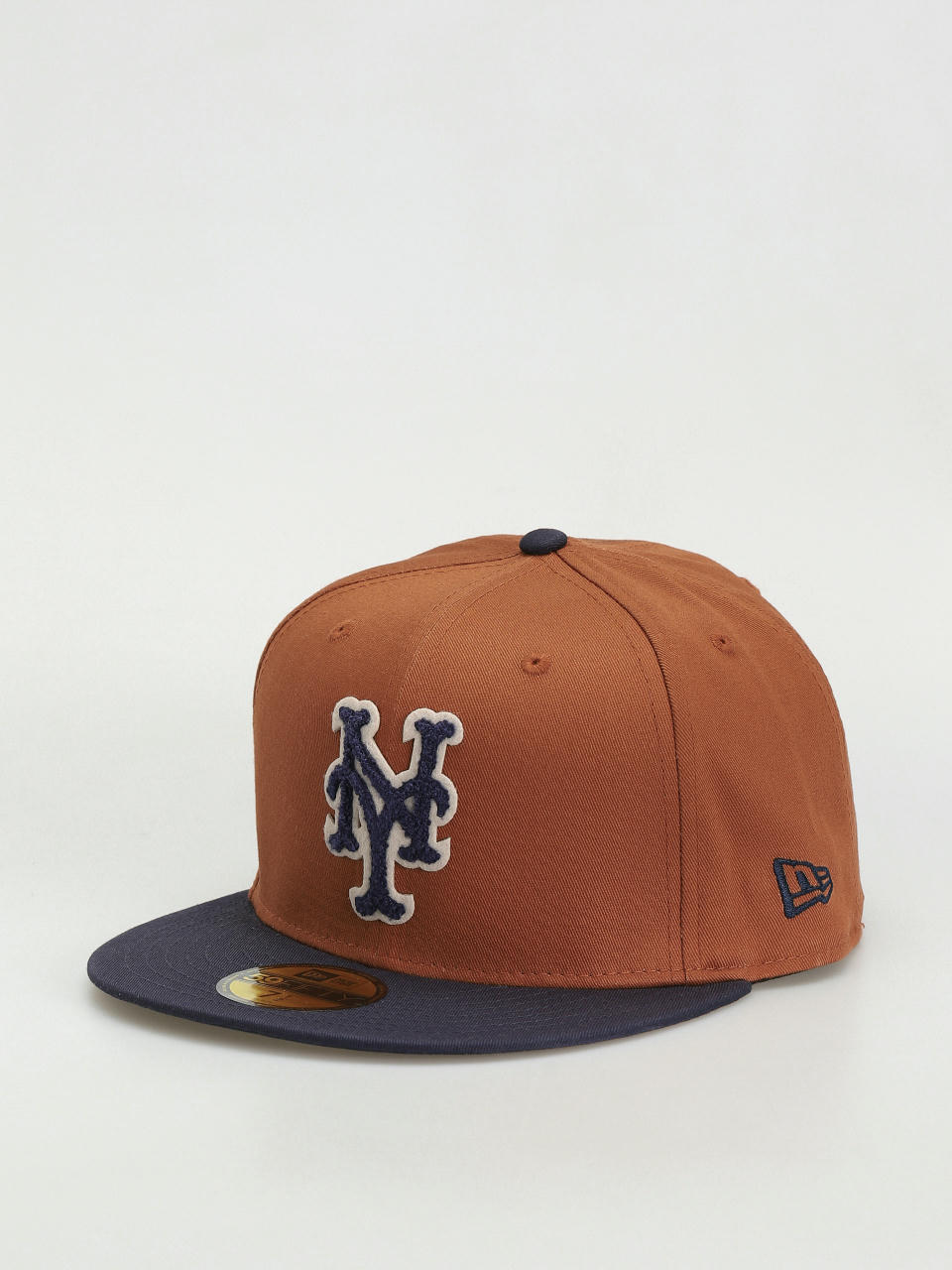 Шапка с козирка New Era Boucle 59Fifty New York Mets (brown/navy)