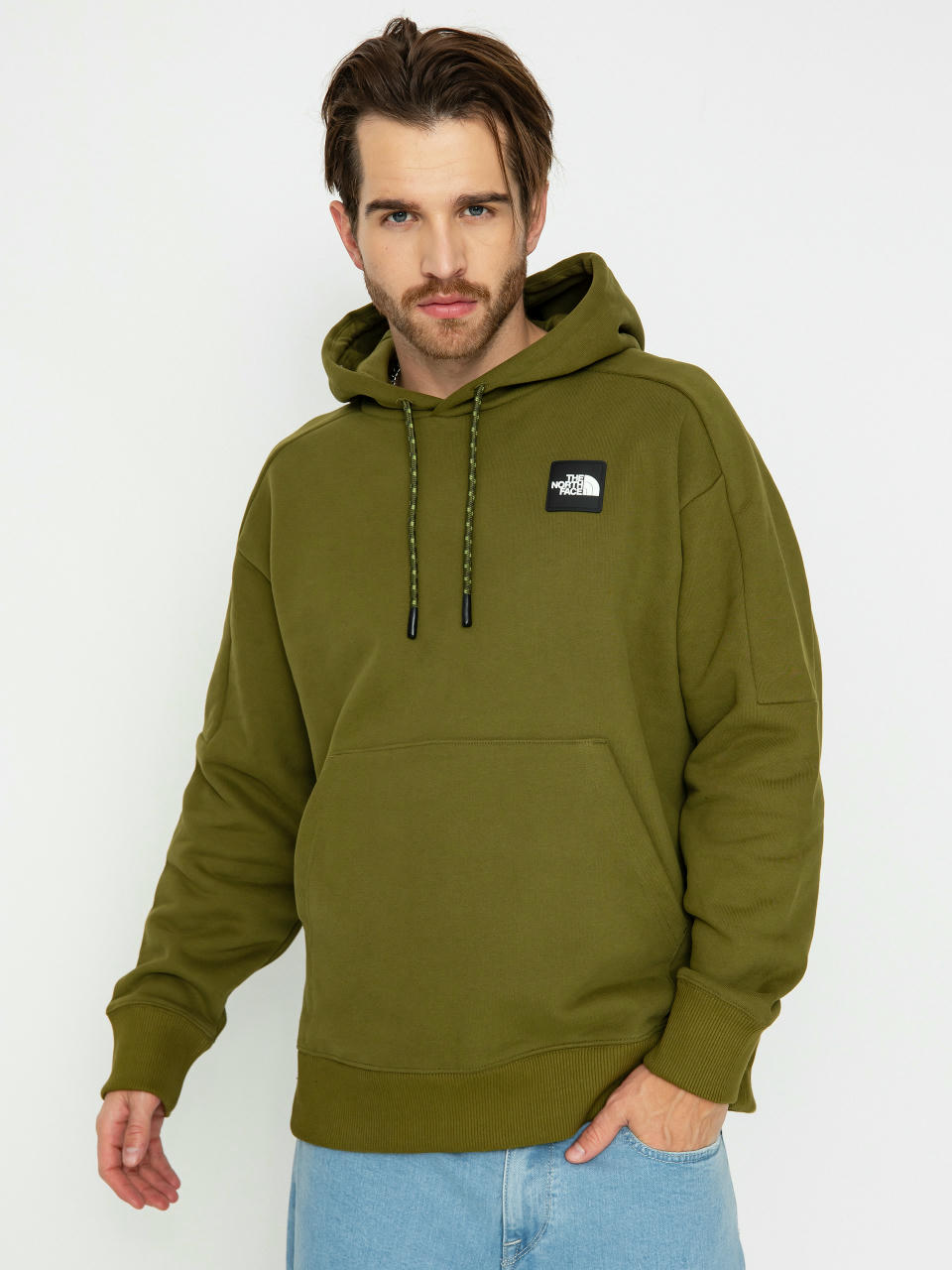 Суитшърт с качулка The North Face The 489 HD (forest olive)