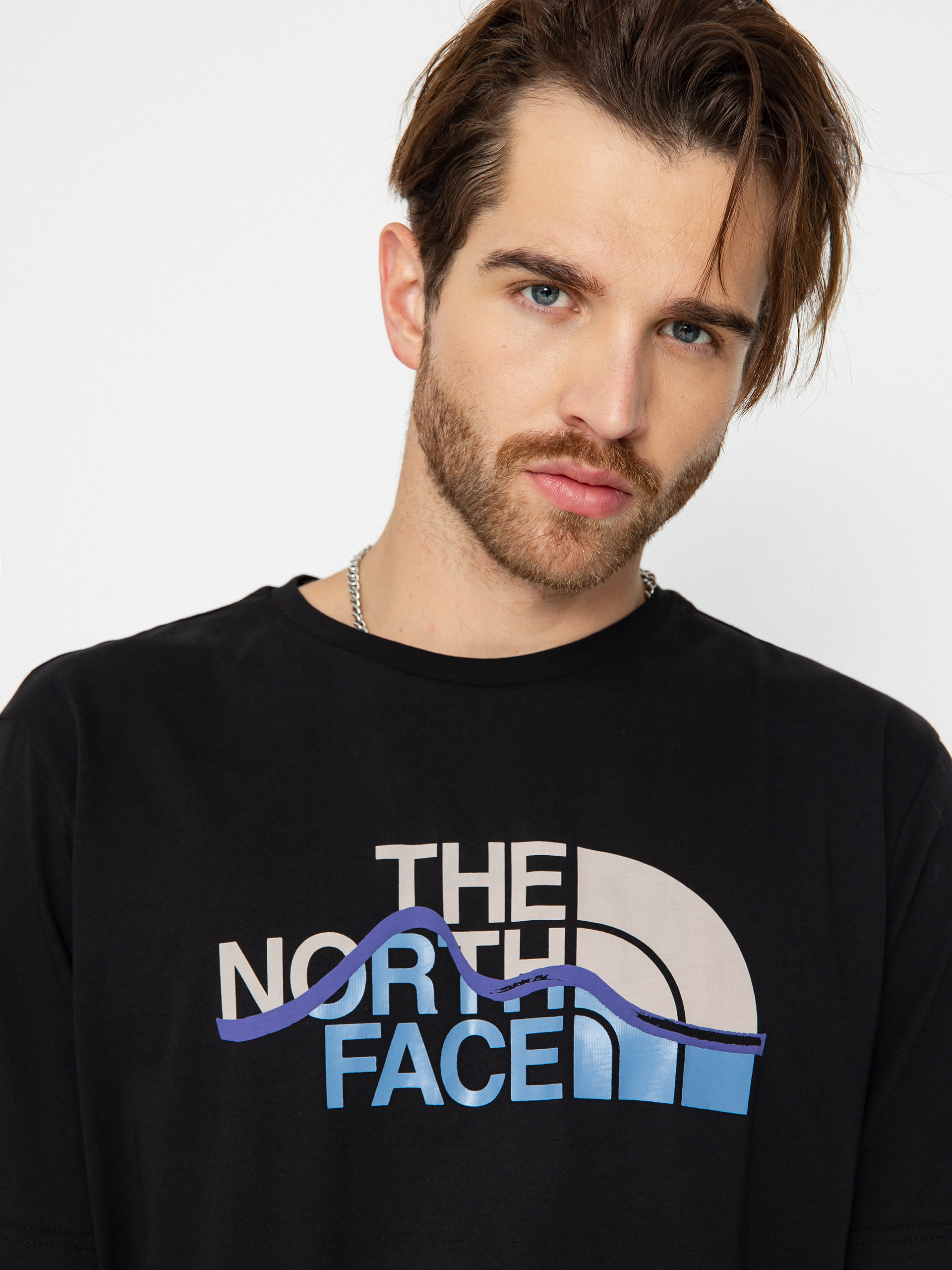 Тениска The North Face Mountain Line (tnf black)