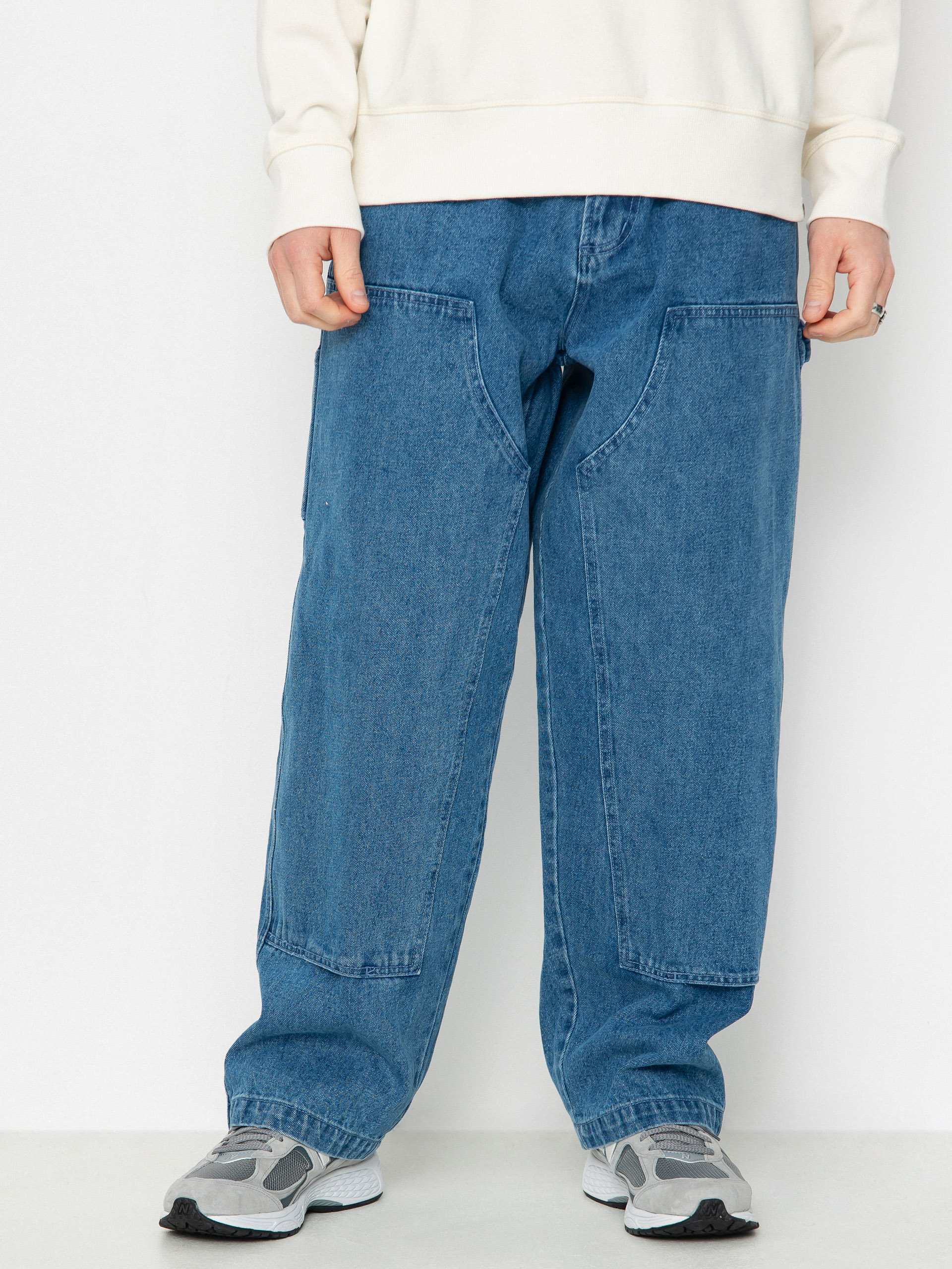 Панталони OBEY Bigwig Denim Carpenter (light indigo)