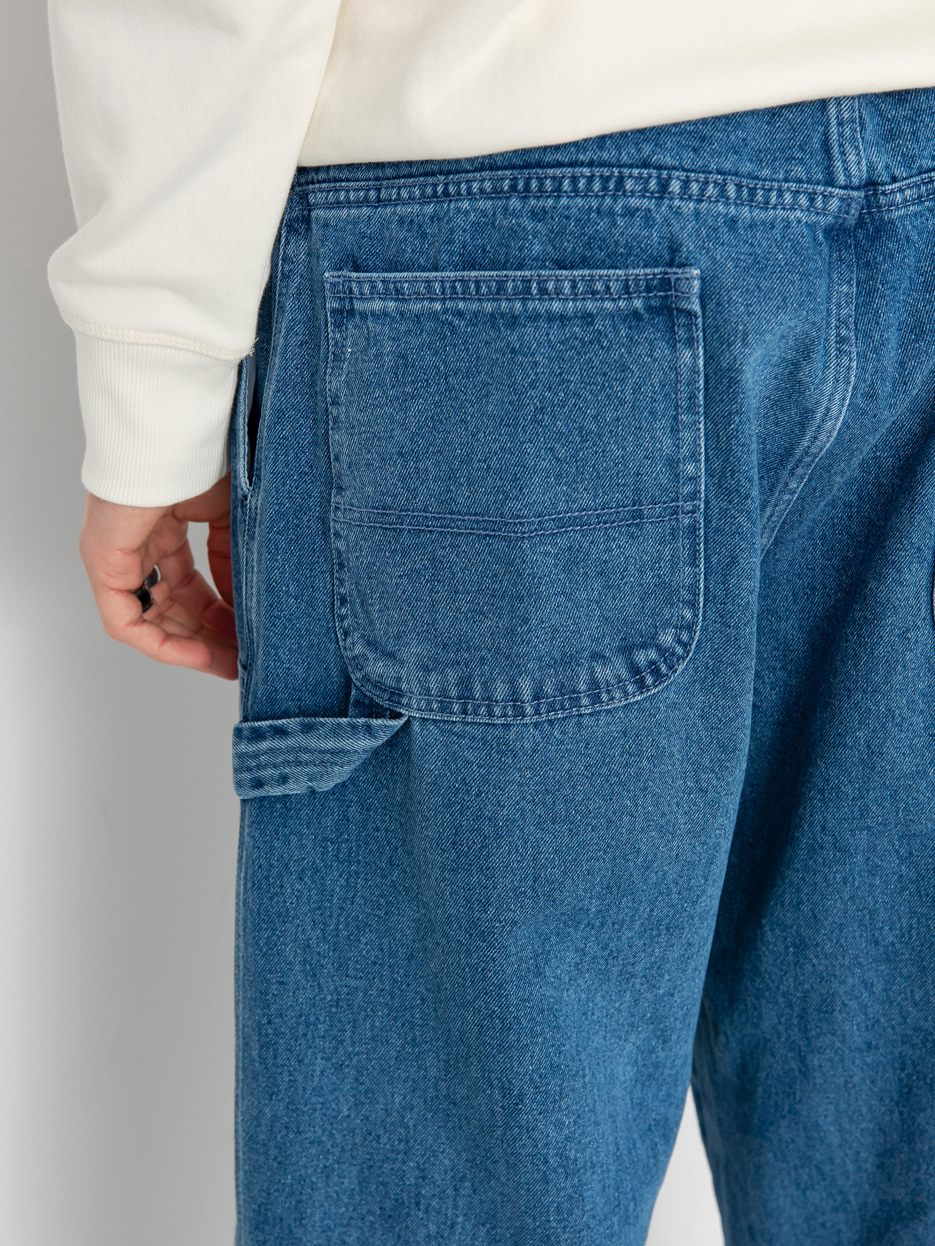 Панталони OBEY Bigwig Denim Carpenter (light indigo)