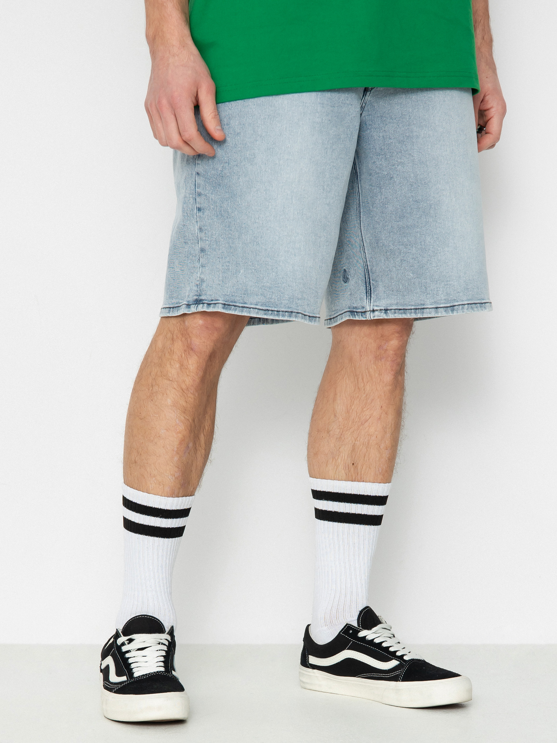 Къси панталони Volcom Billow Denim (desert dirt indigo)