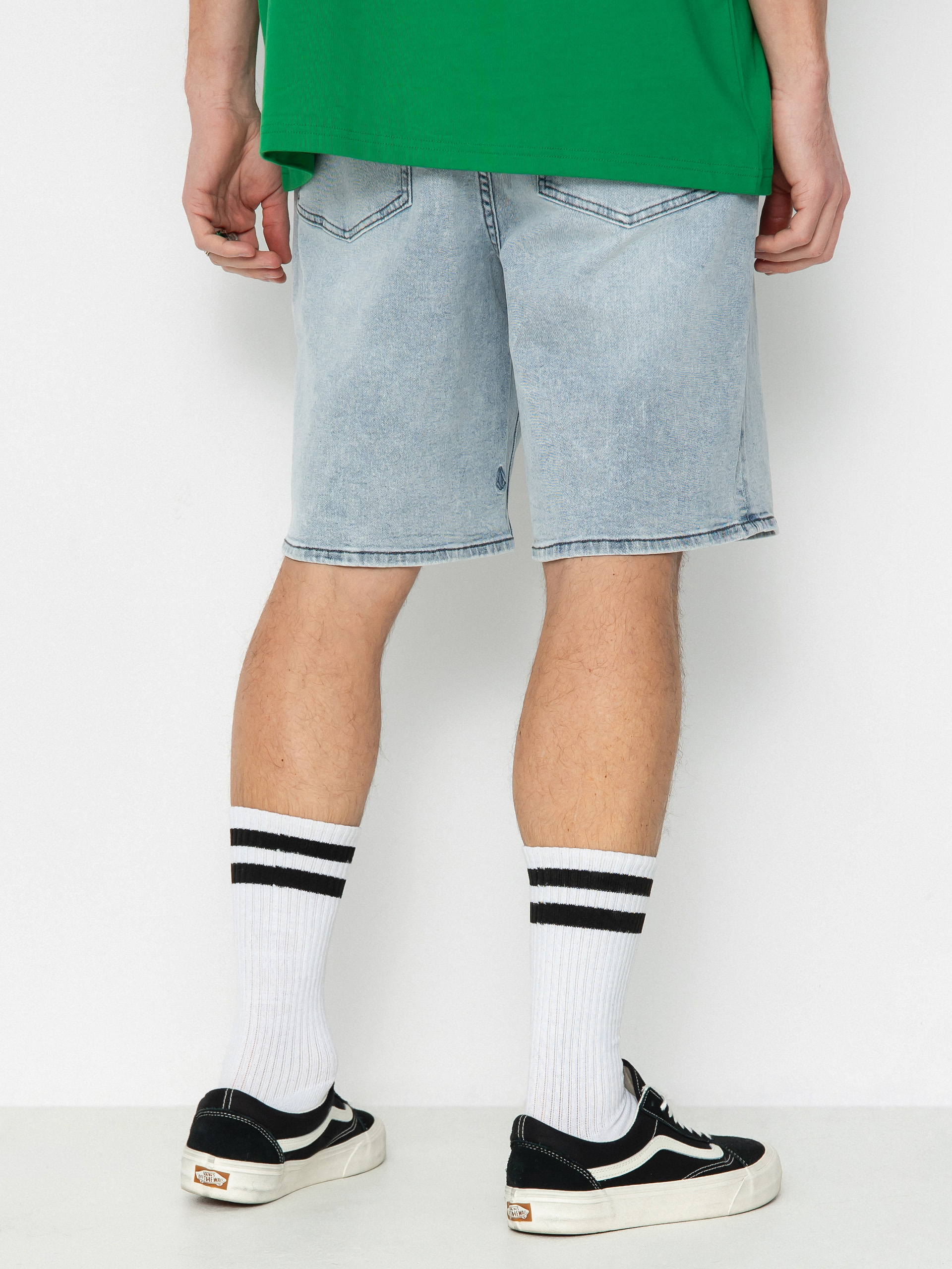 Къси панталони Volcom Billow Denim (desert dirt indigo)