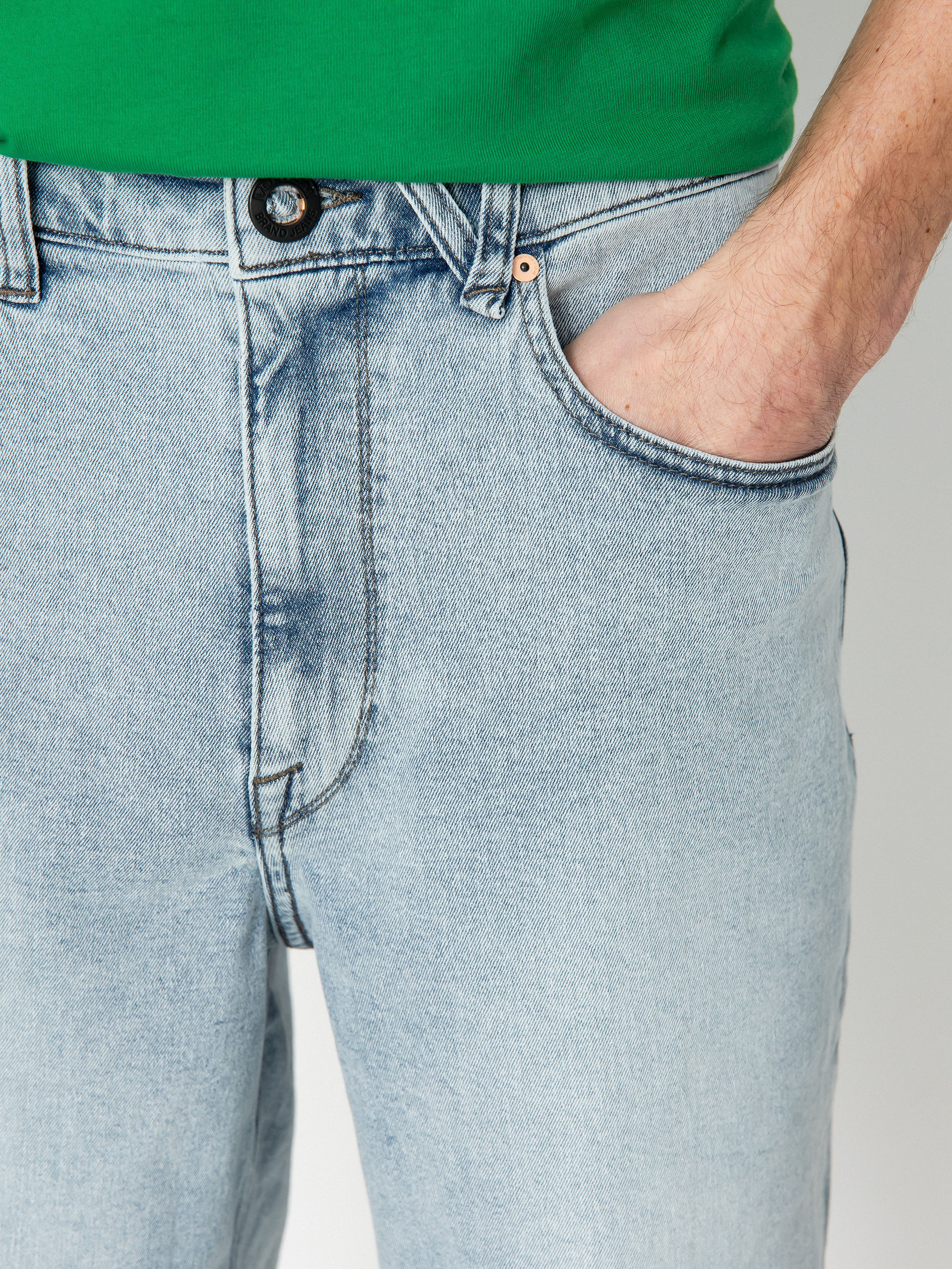 Къси панталони Volcom Billow Denim (desert dirt indigo)