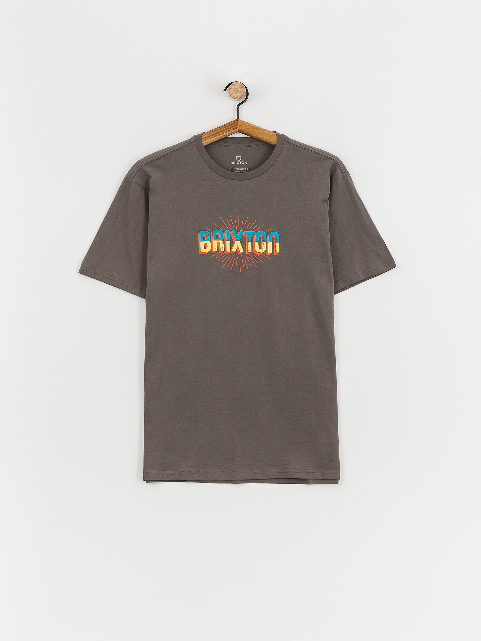 Тениска Brixton Pinnacle Tlrt (charcoal)