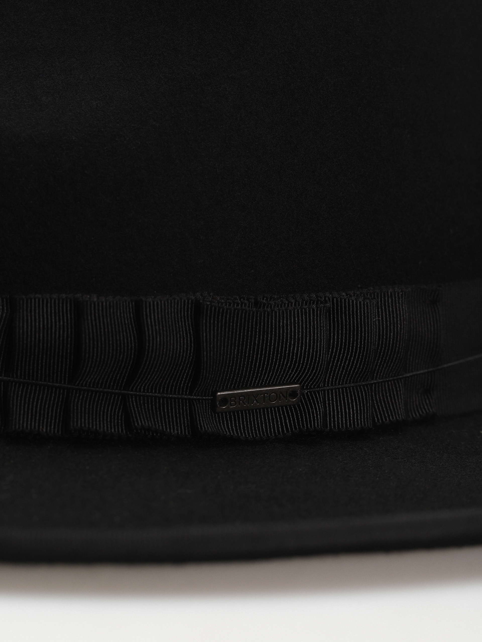 Шапка с периферия Brixton Reno Fedora (black/black)