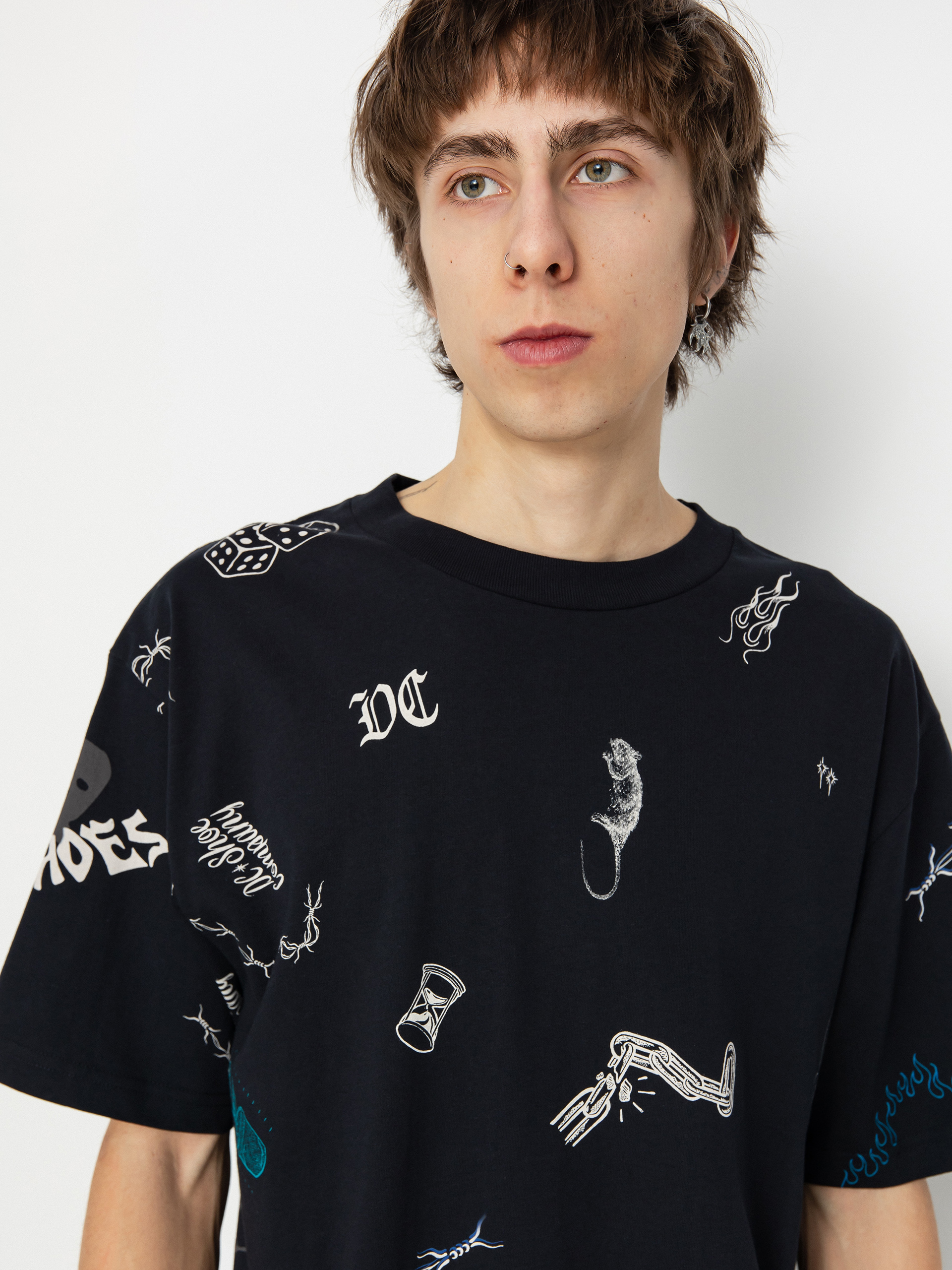 Тениска DC Scribble (black scribble)