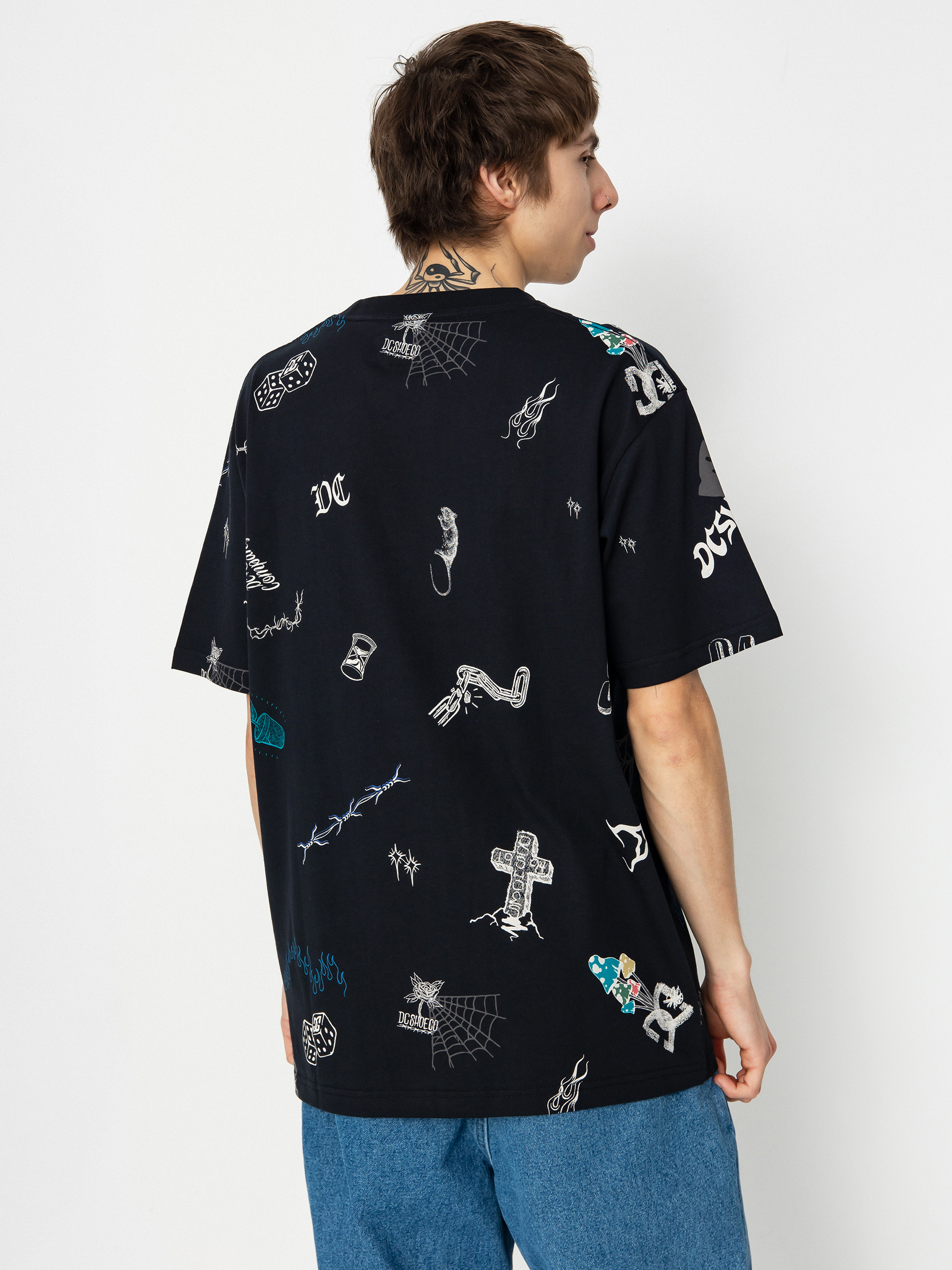 Тениска DC Scribble (black scribble)