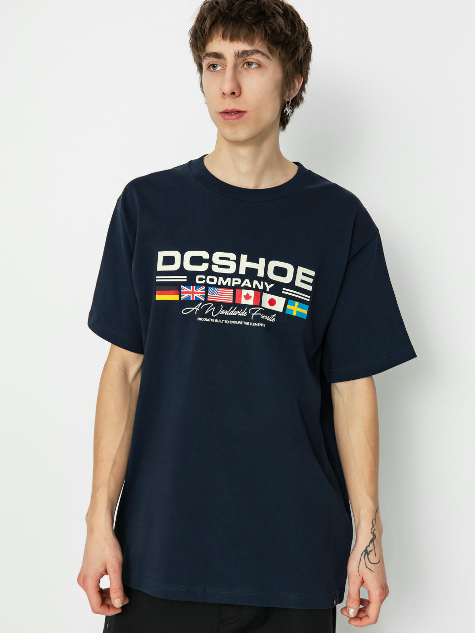Тениска DC Worldwide (navy blazer)