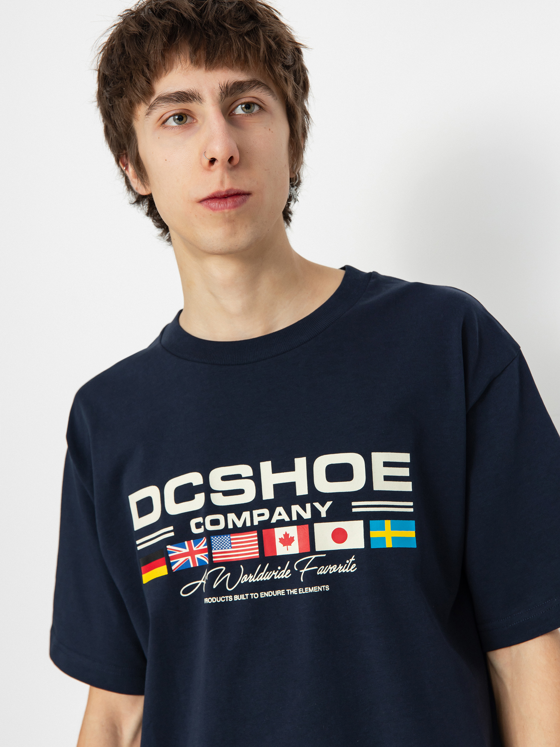 Тениска DC Worldwide (navy blazer)