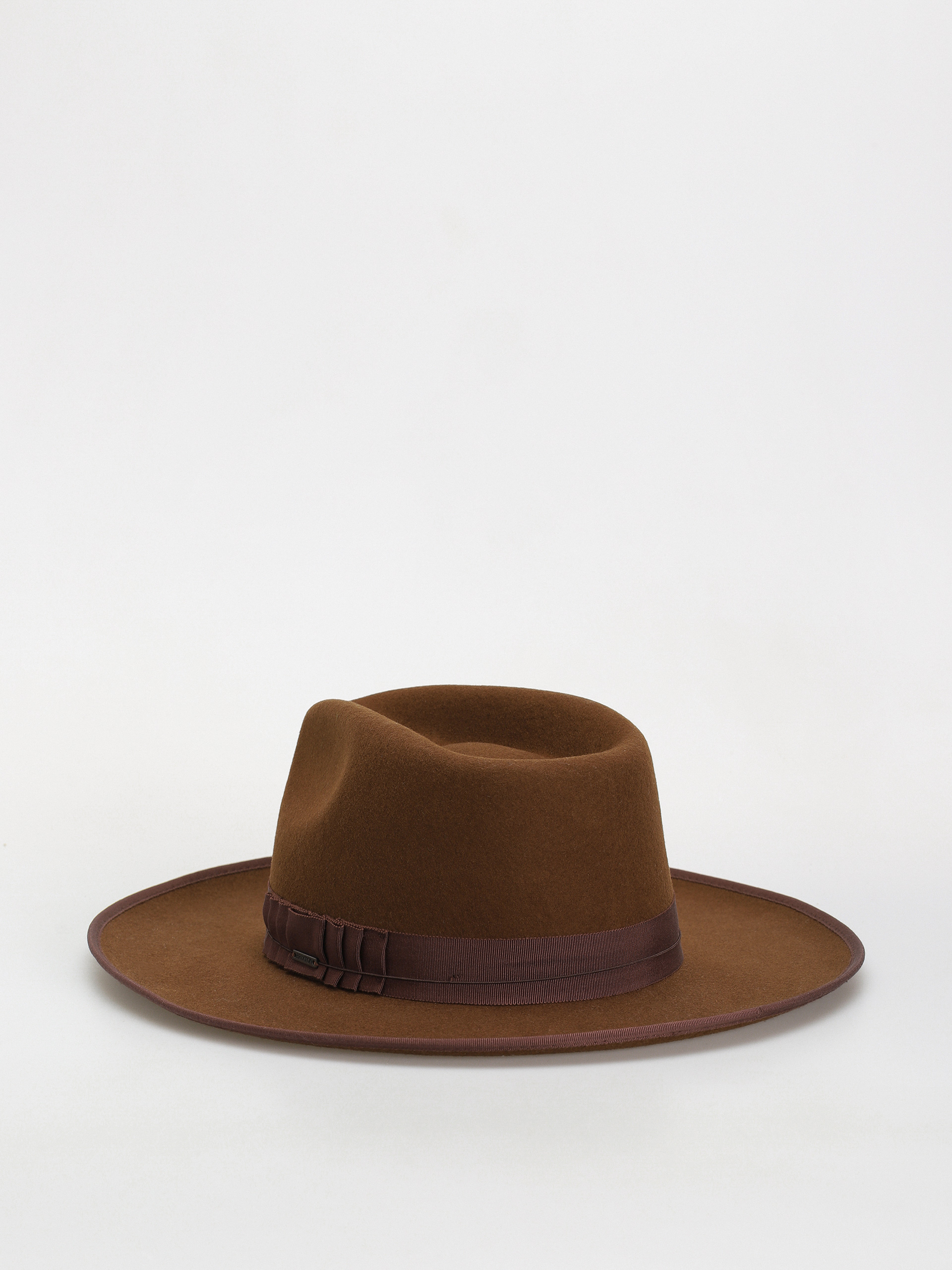 Шапка с периферия Brixton Reno Fedora (coffee/coffee)