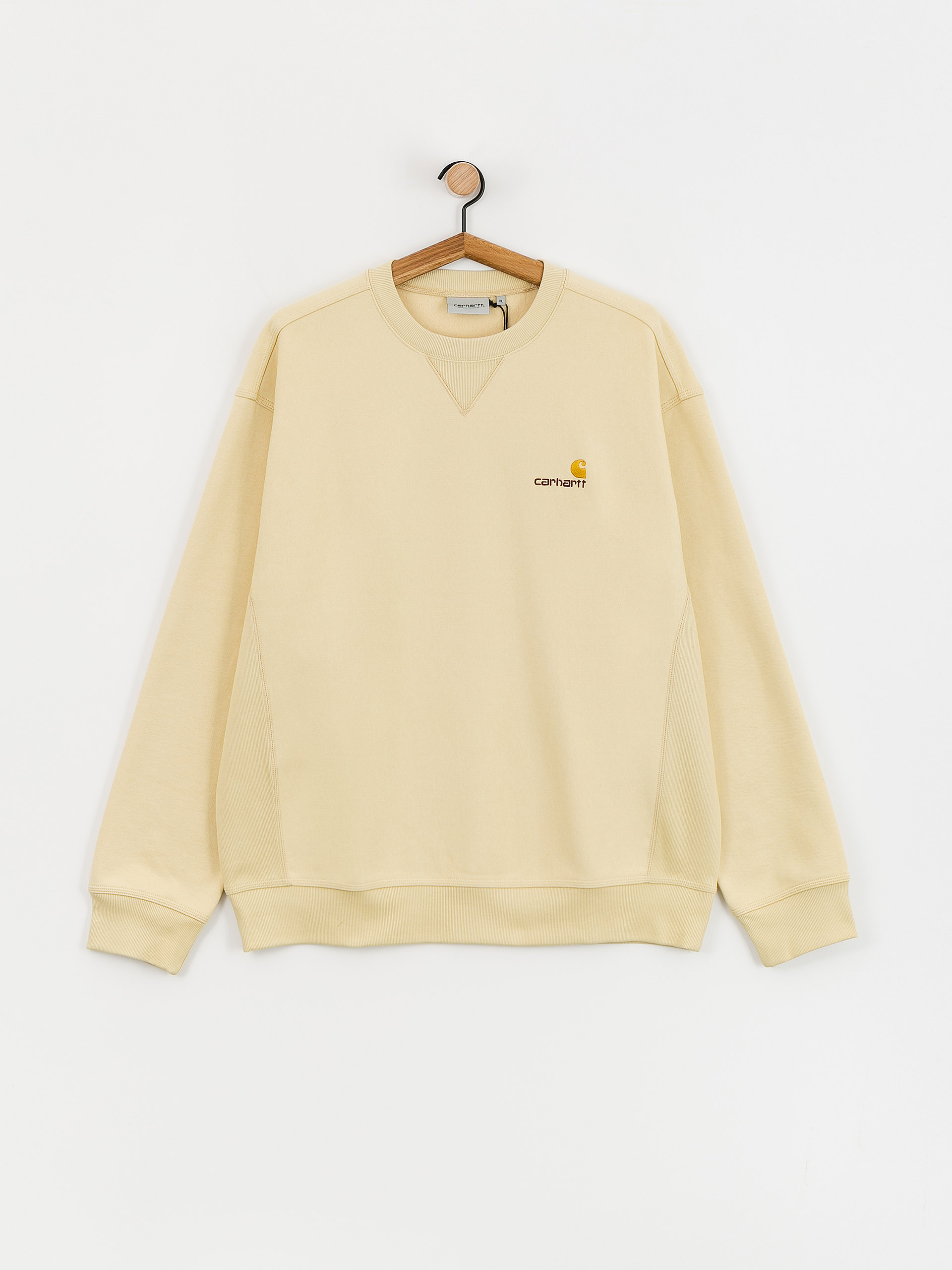 Суитшърт Carhartt WIP American Script (rattan)