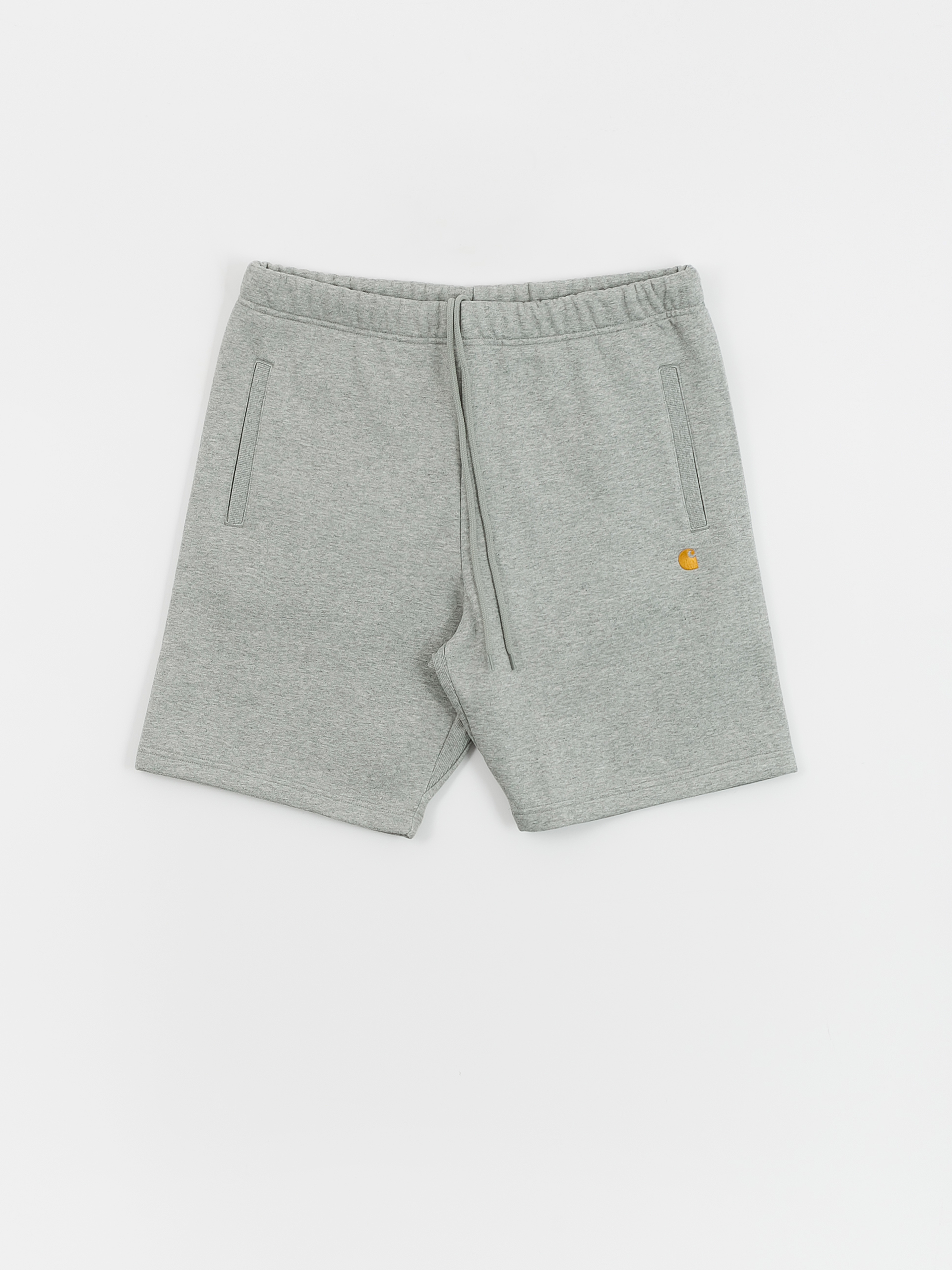 Къси панталони Carhartt WIP Chase (grey heather/gold)