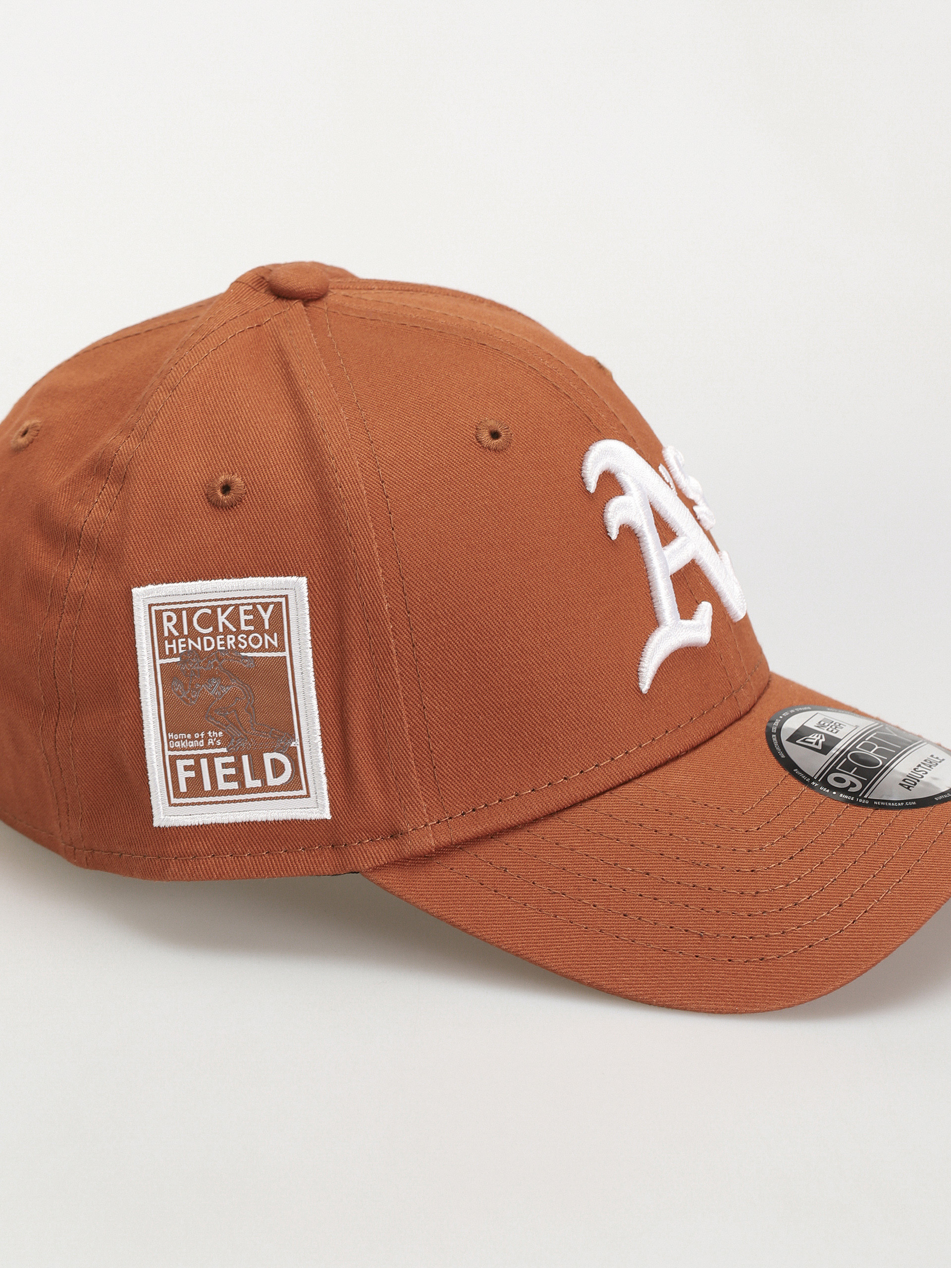 Шапка с козирка New Era Side Patch 9Forty Okland Athletics (orange)
