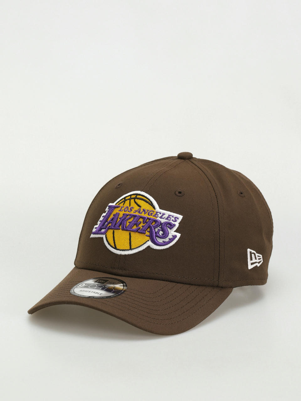 Шапка с козирка New Era Repreve 9Forty Los Angeles Lakers (brown)