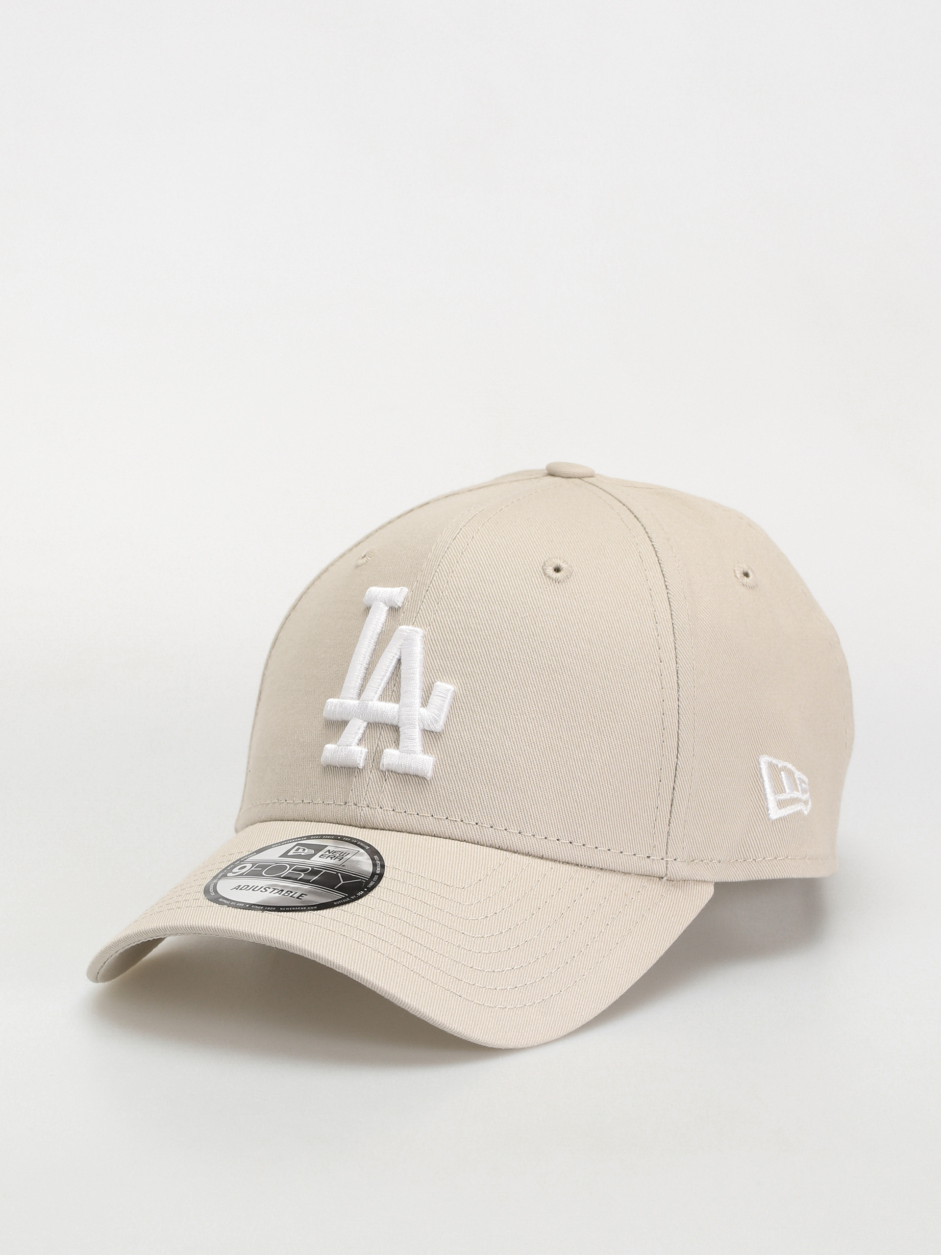 Шапка с козирка New Era Side Patch 9Forty Los Angeles Dodgers (stone/white)