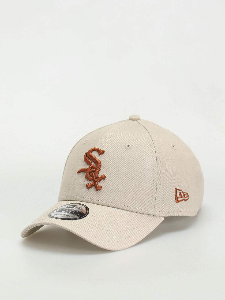 Шапка с козирка New Era League Essential 9Forty Chicago White Sox (stone)