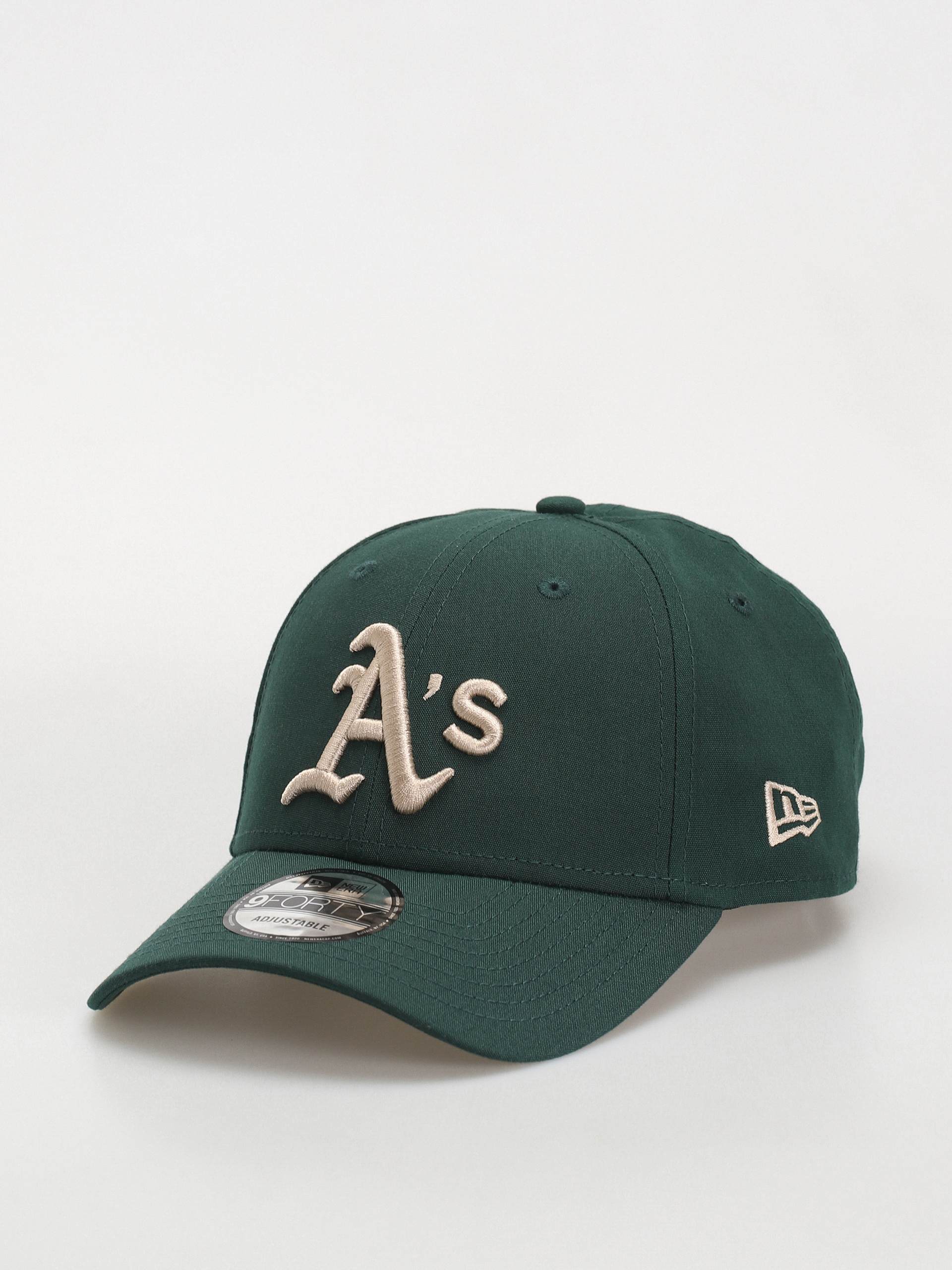 Шапка с козирка New Era Repreve 9Forty Okland Athletics (dark green)