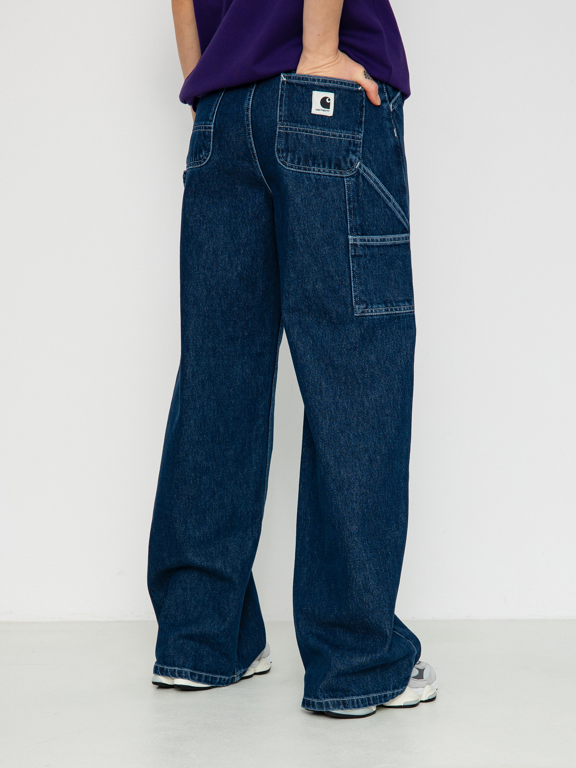 Панталони Carhartt WIP Jens Wmn (blue)