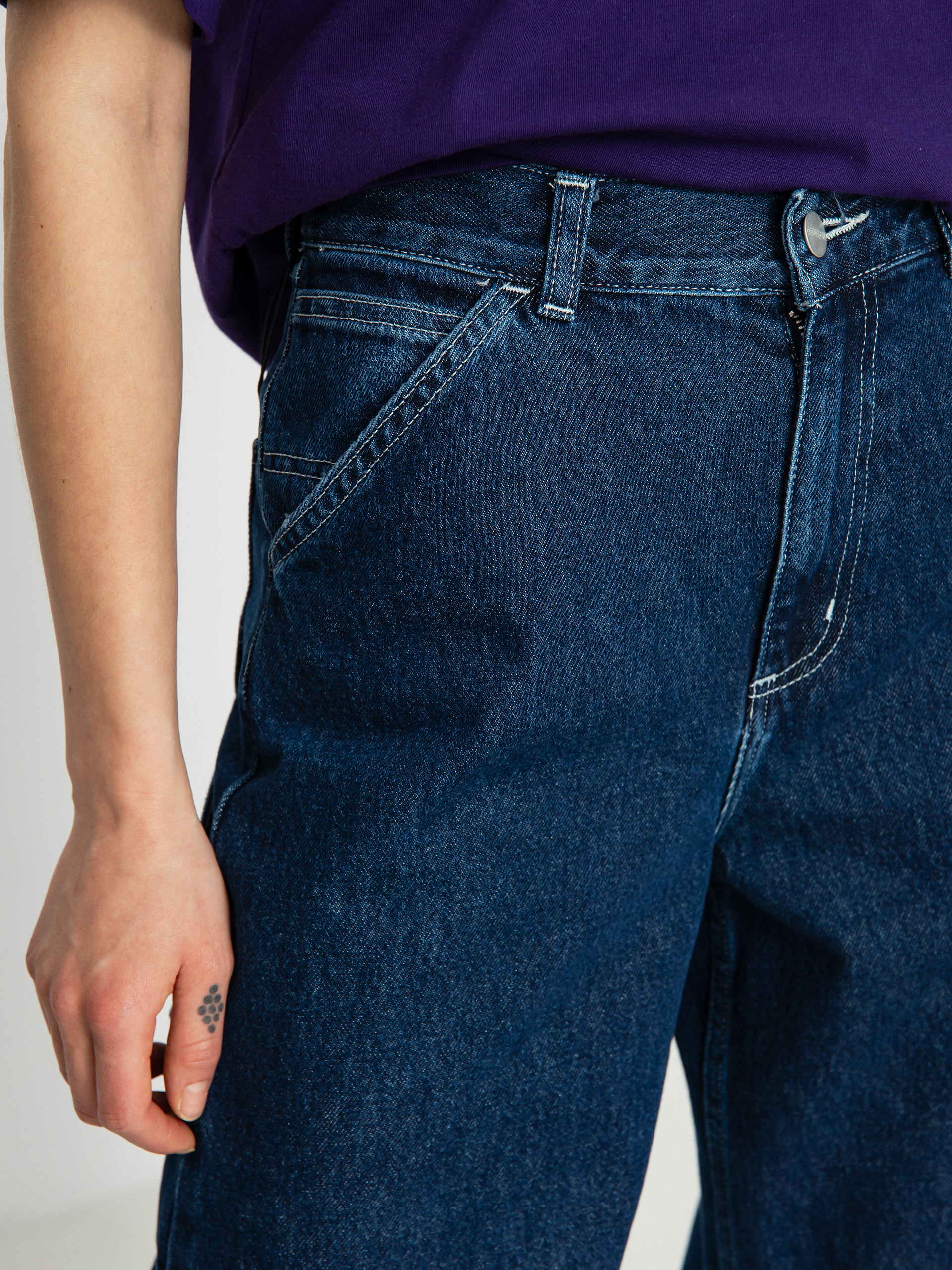 Панталони Carhartt WIP Jens Wmn (blue)