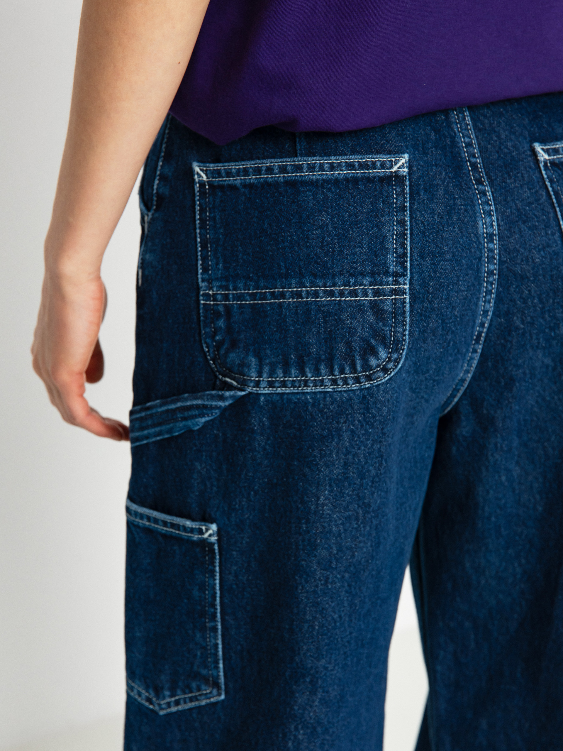 Панталони Carhartt WIP Jens Wmn (blue)