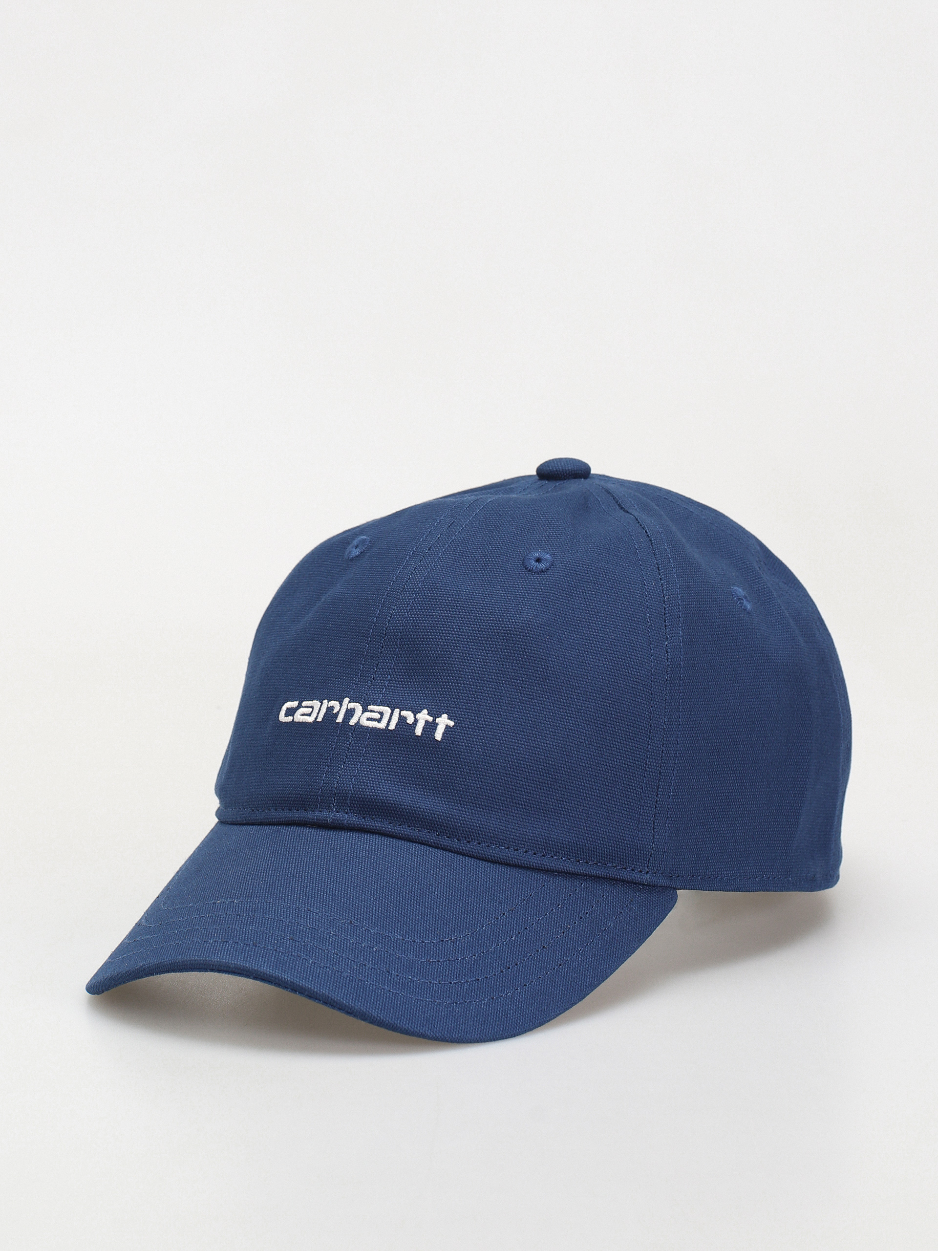 Шапка с козирка Carhartt WIP Canvas Script (elder/white)