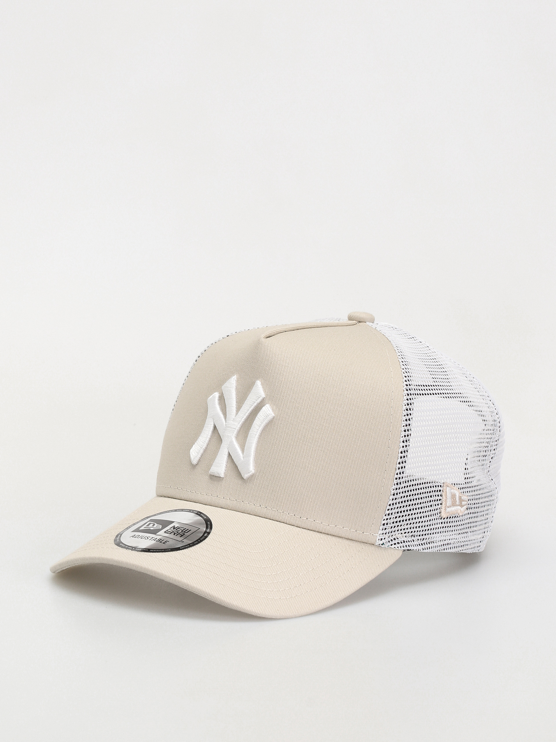 Шапка с козирка New Era League Essential 9Forty Af Trucker New York Yankees (stone/white)