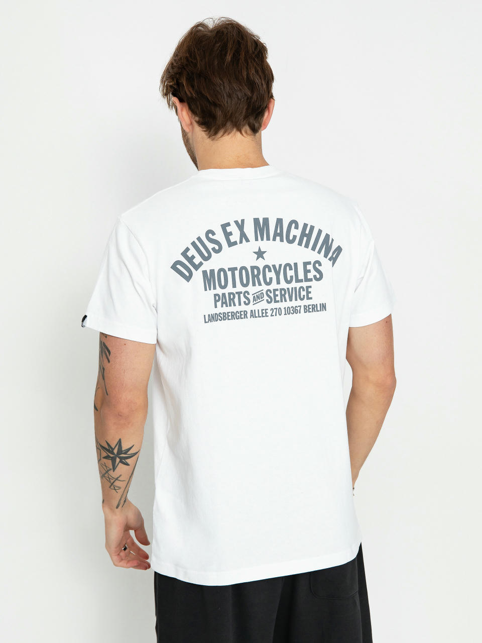 Тениска Deus Ex Machina Berlin Address (white)