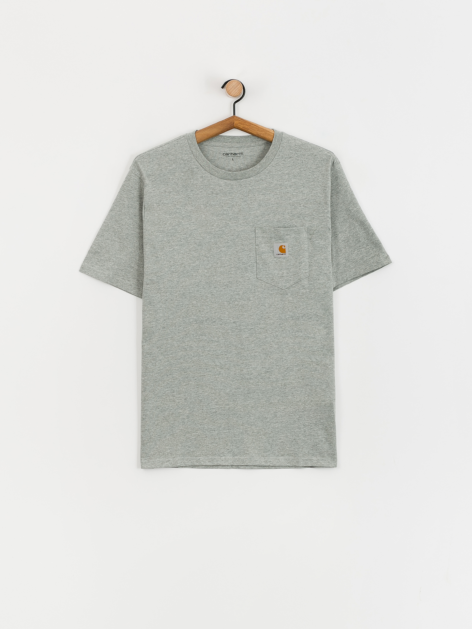 Тениска Carhartt WIP Pocket (grey heather)