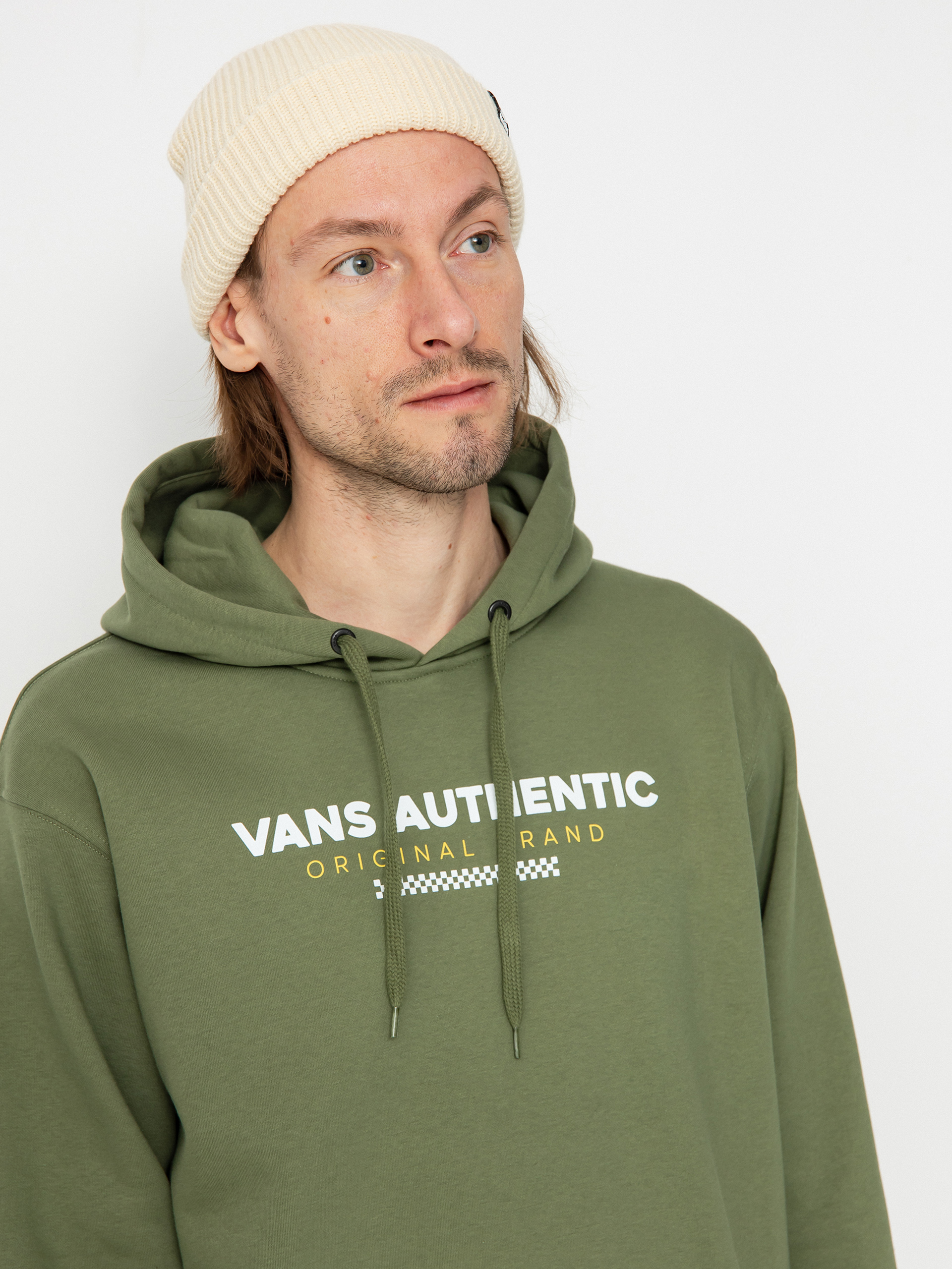 Суитшърт с качулка Vans Vans Sport Loose Fit Fleece HD (olivine)