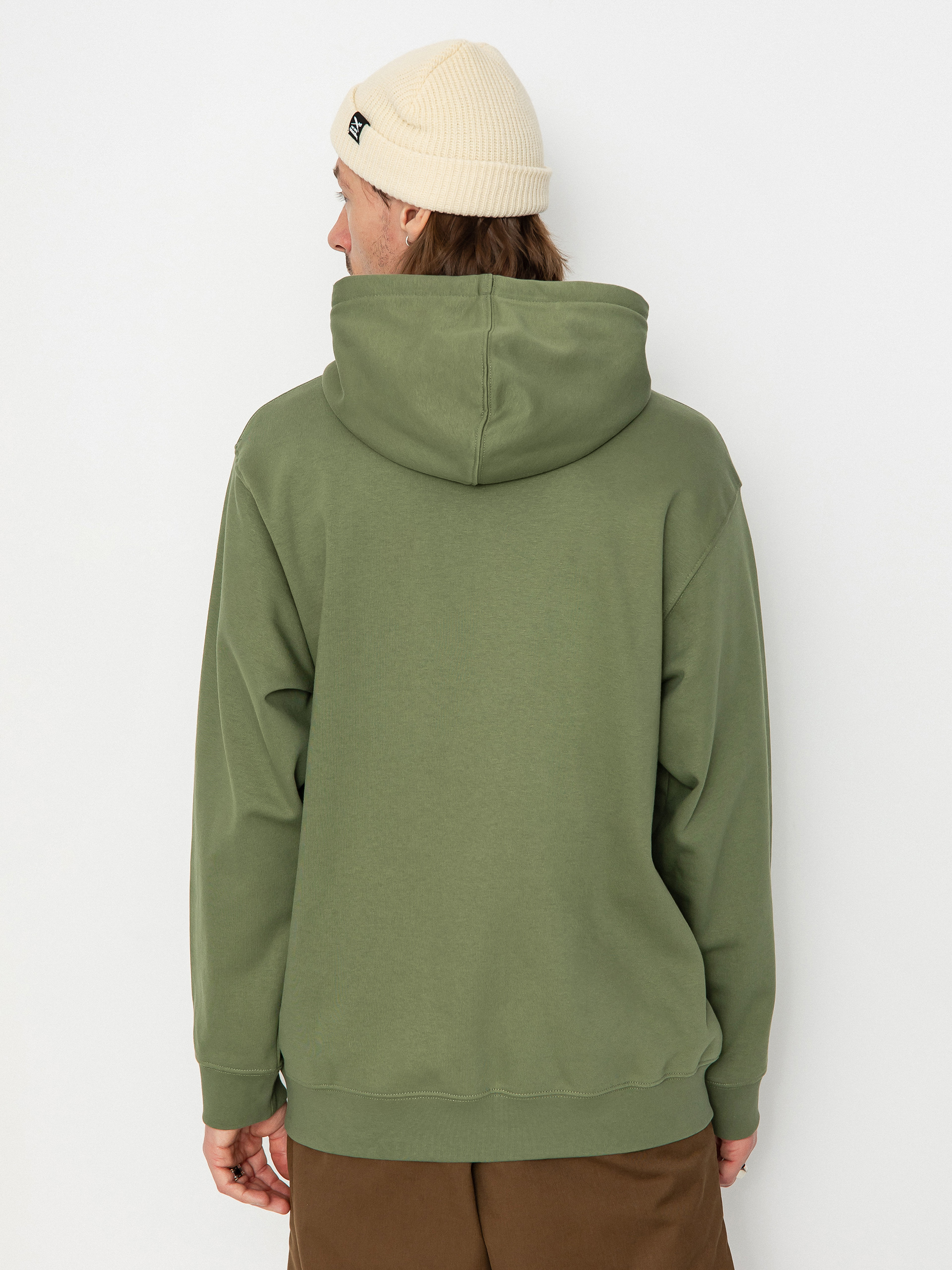 Суитшърт с качулка Vans Vans Sport Loose Fit Fleece HD (olivine)
